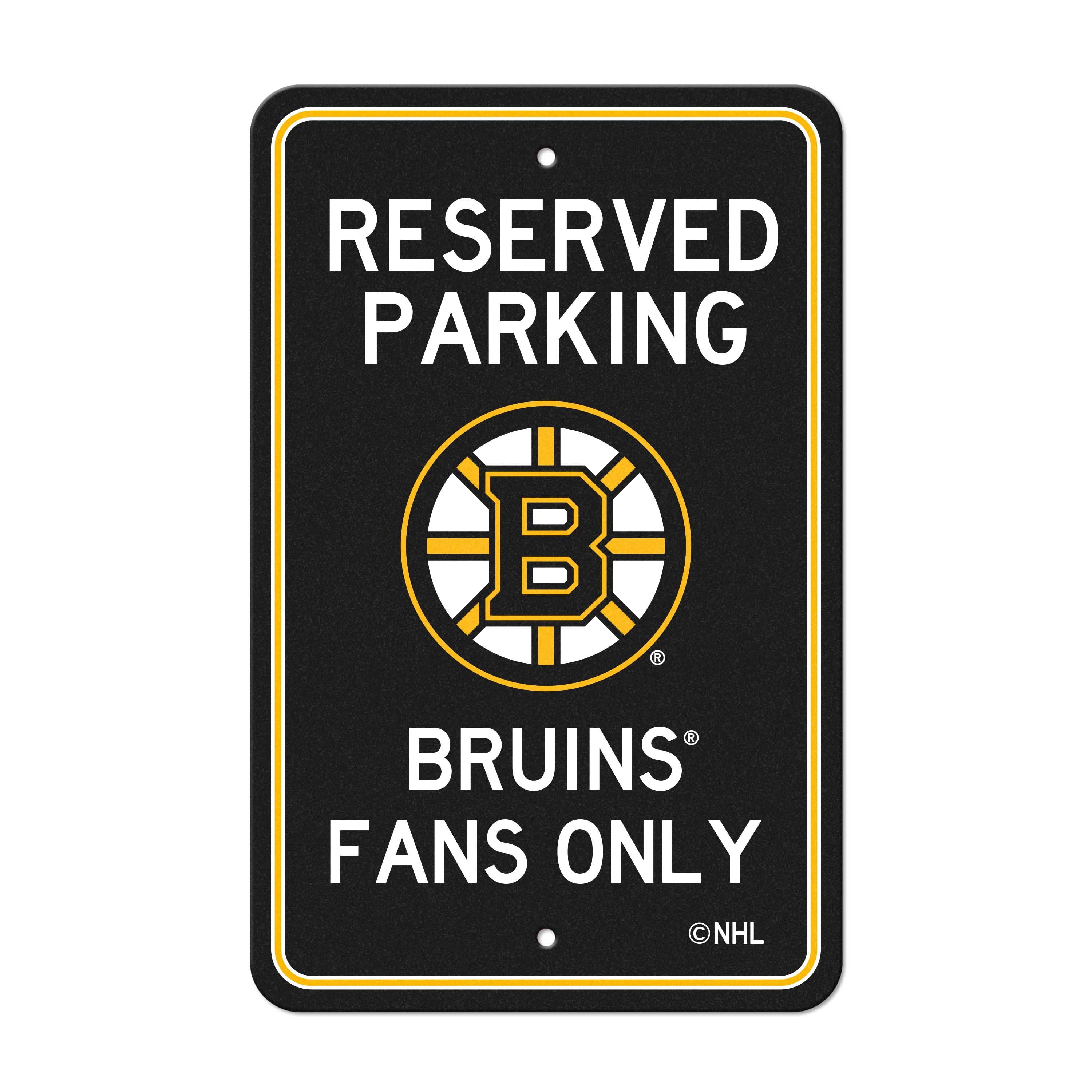 NHL - Boston Bruins Parking Sign