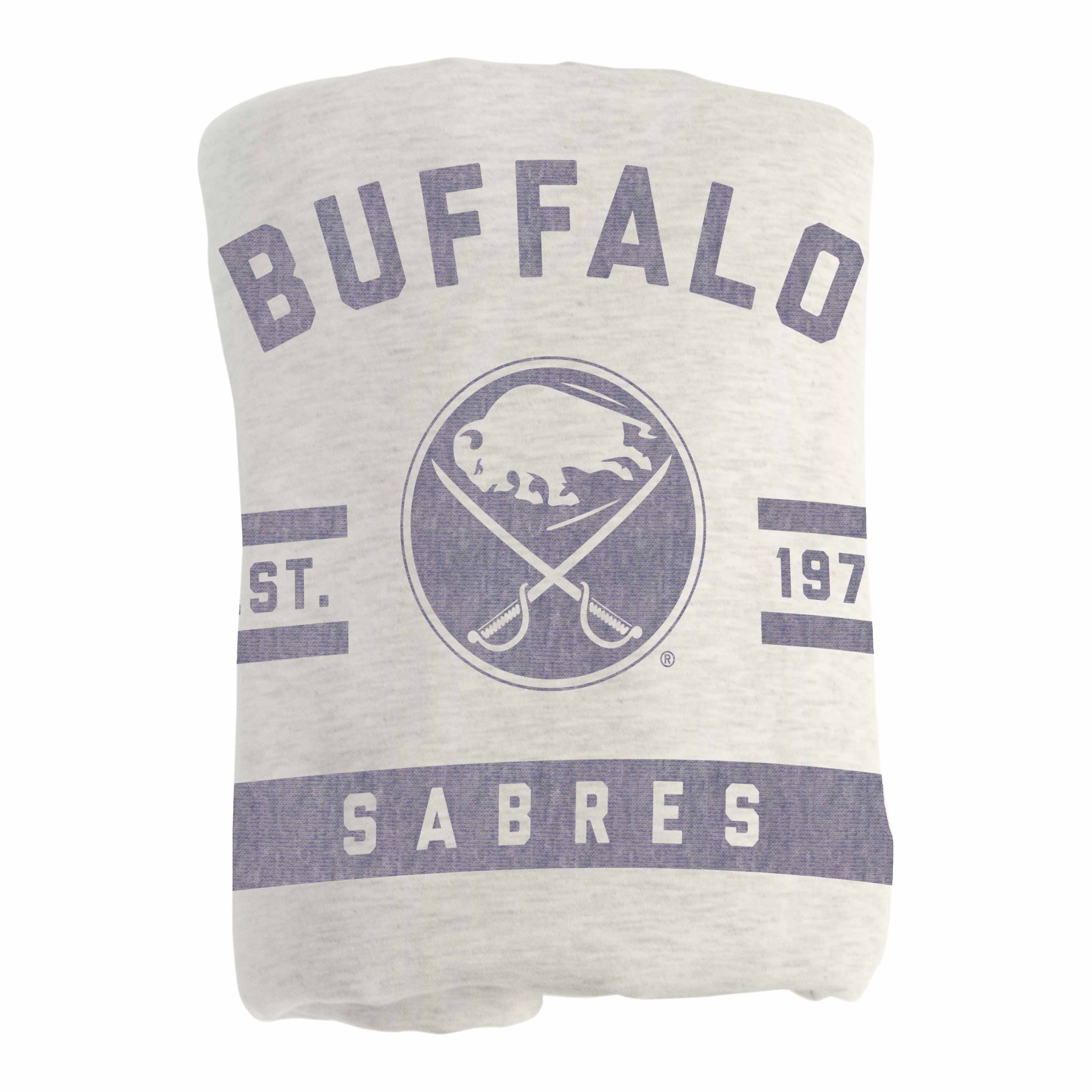 Buffalo Sabres Oatmeal Sweatshirt Blanket - Logo Brands