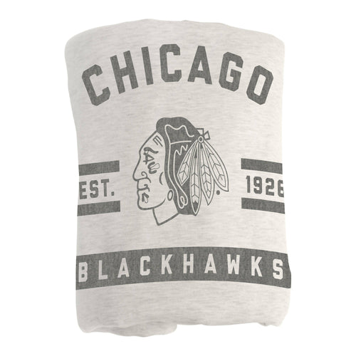 Product Image for Chicago Blackhawks Sublimated Sweatshirt Blanket