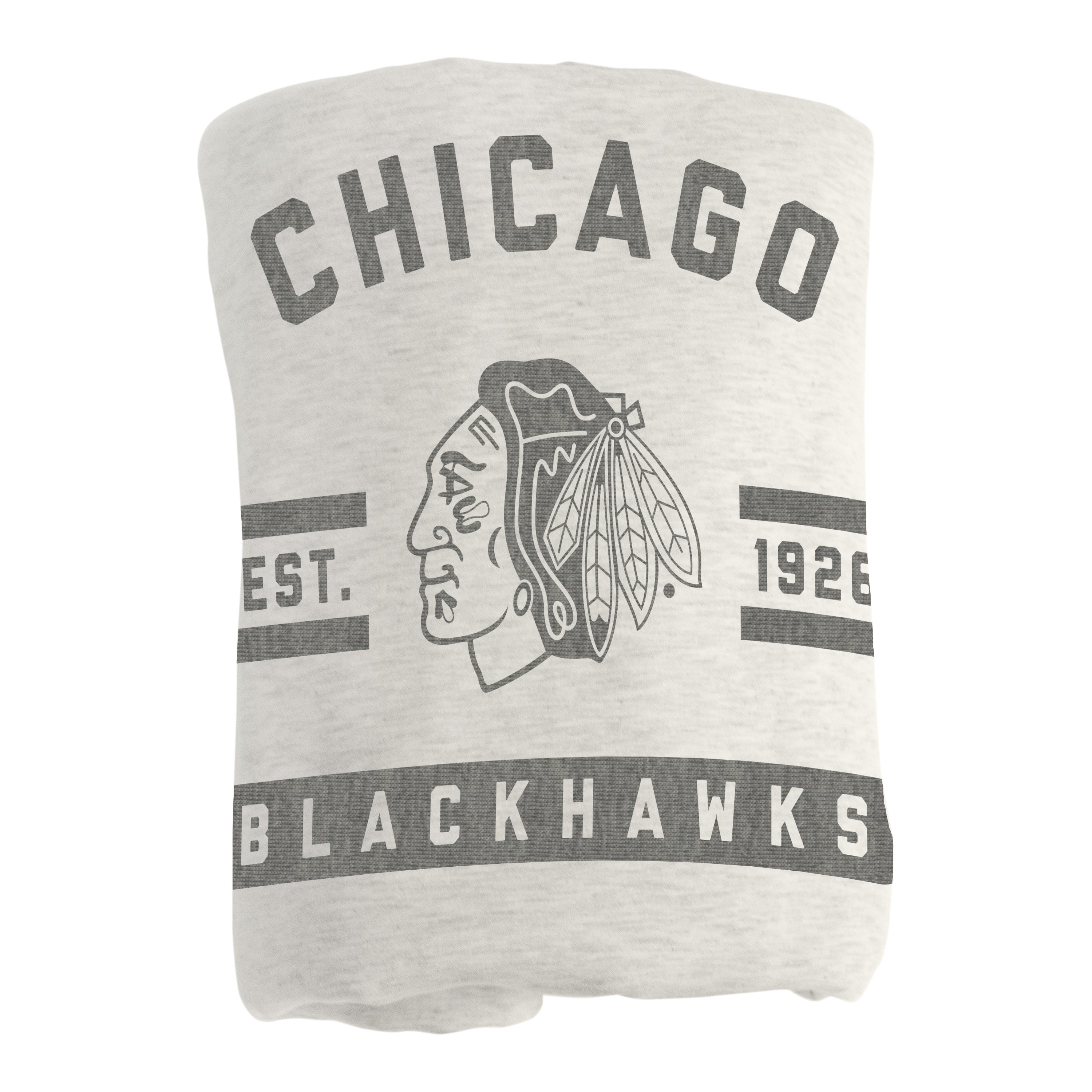 Chicago Blackhawks Sublimated Sweatshirt Blanket