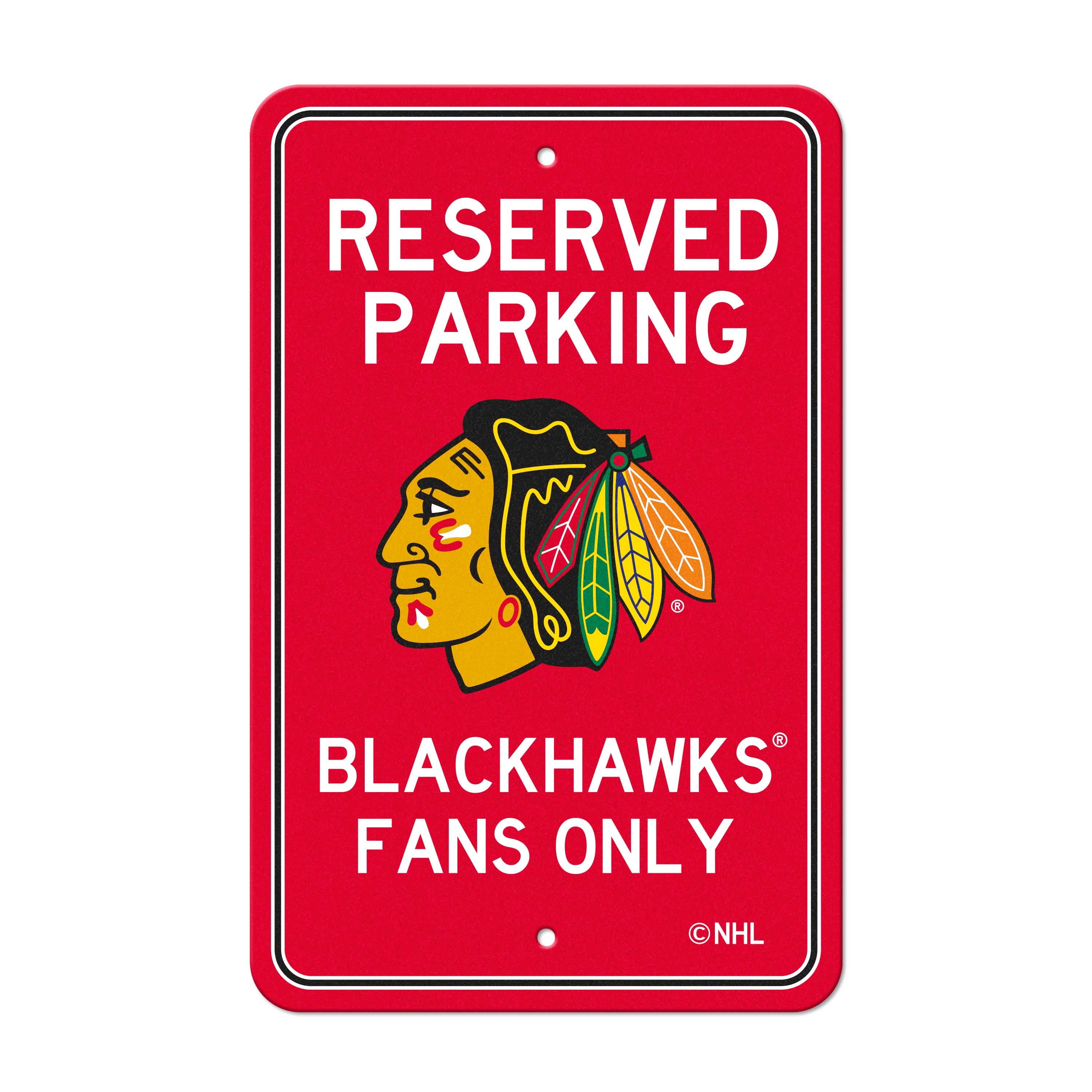 NHL - Chicago Blackhawks Parking Sign