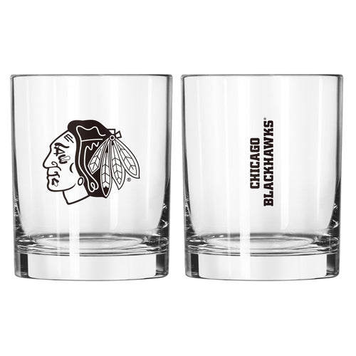 Product Image for Chicago Blackhawks 14oz Gameday Rocks Glass
