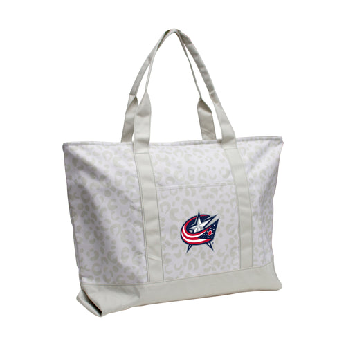 Product Image for Columbus Blue Jackets Leopard Pattern Tote