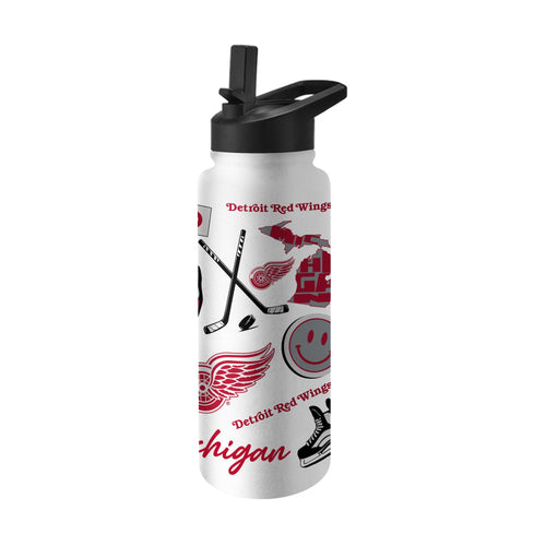 Product Image for Detroit Red Wings 34oz Native Quencher Bottle