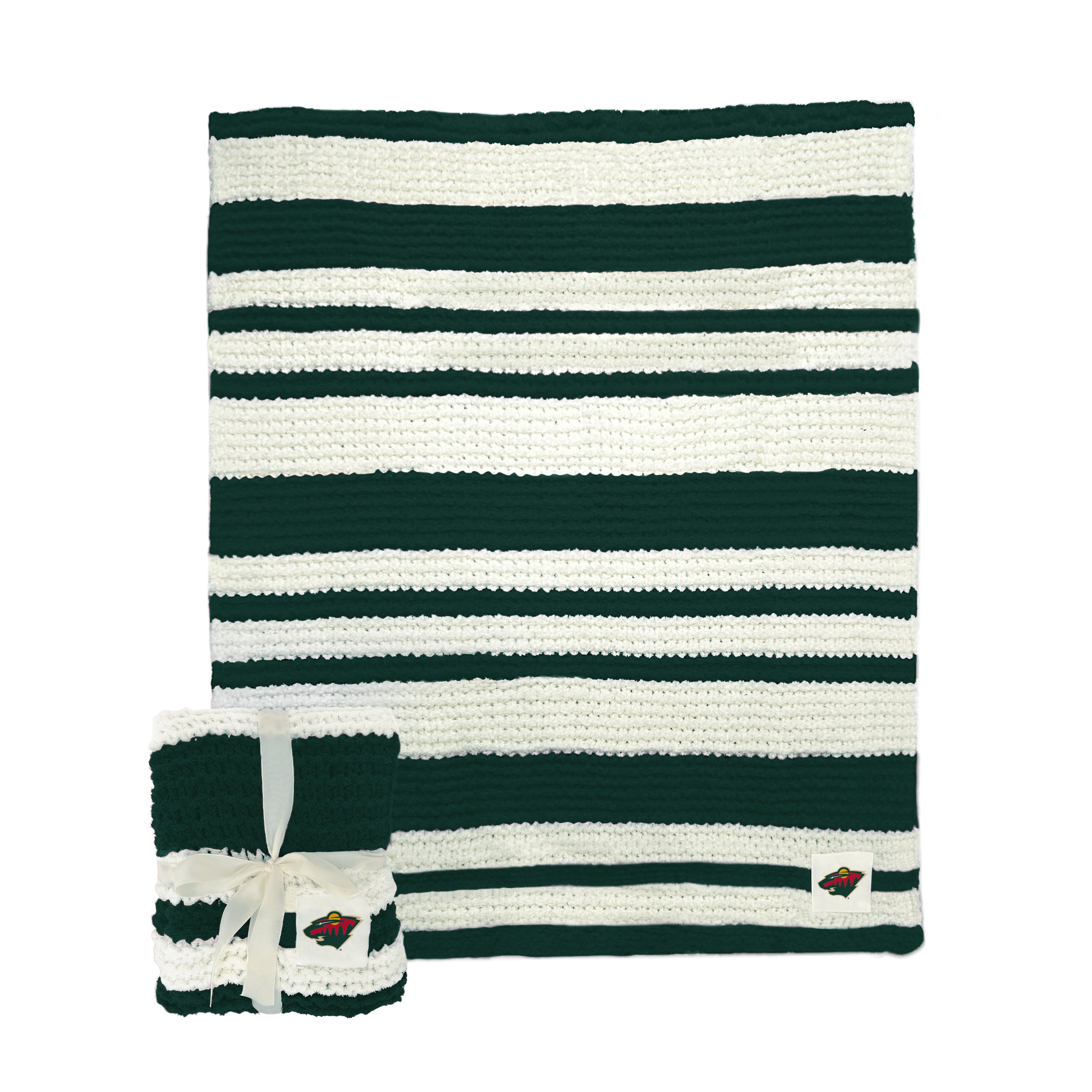 Minnesota Wild Cable Knit Throw