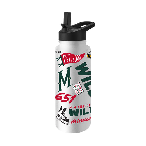 Product Image for Minnesota Wild 34oz Native Quencher Bottle
