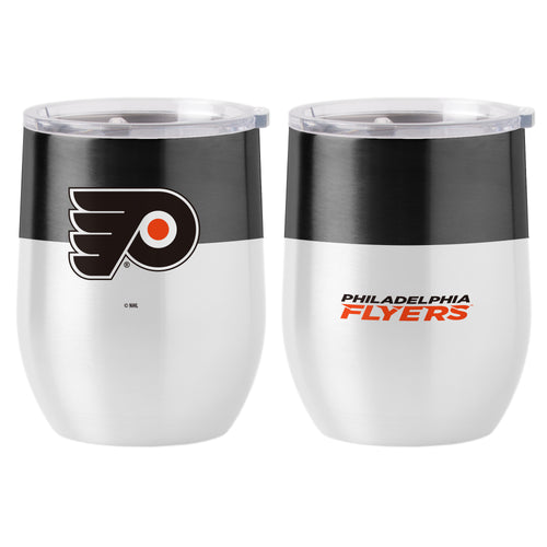 Product Image for Philadelphia Flyers 16oz Stainless Curved Colorblock Tumbler