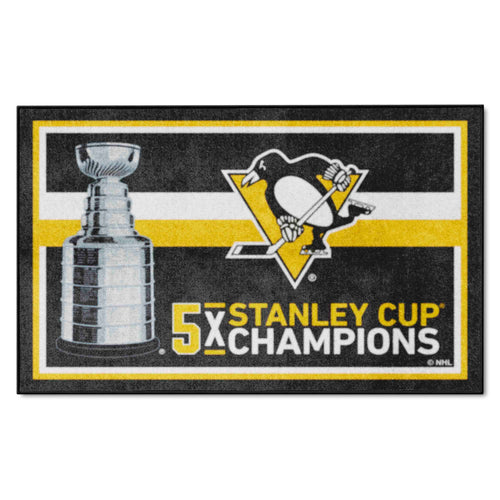 Product Image for NHL - Pittsburgh Penguins 4x6 Rug