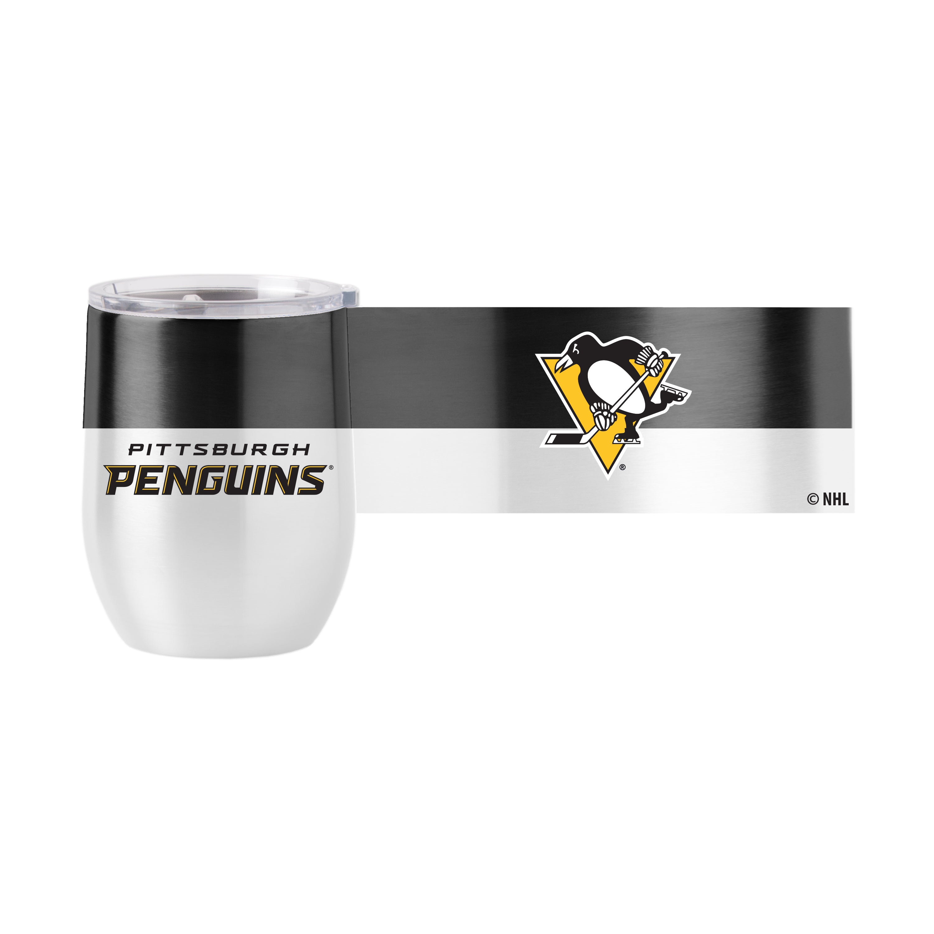 Pittsburgh Penguins 16 oz. Colorblock Stainless Curved Beverage Tumbler