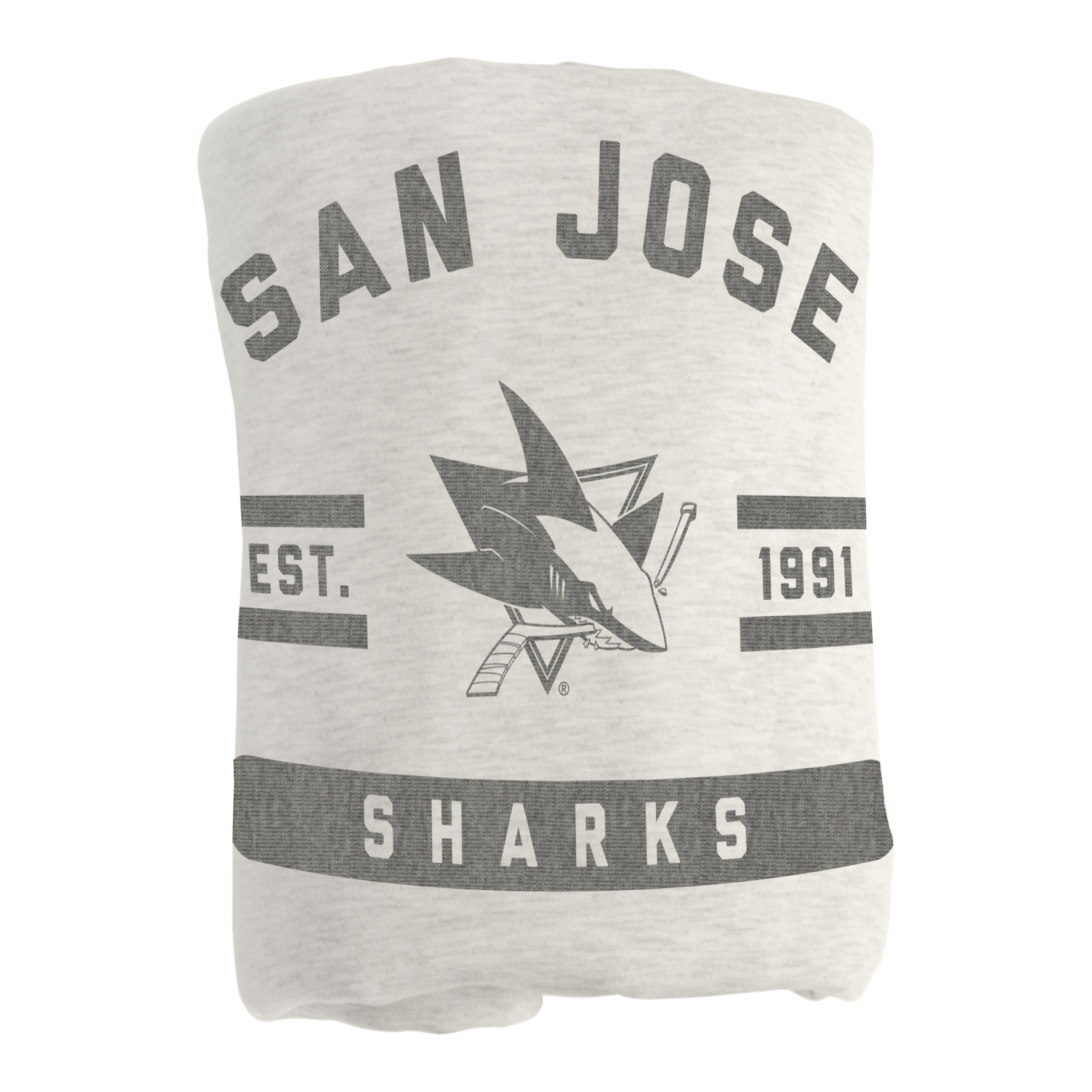 San Jose Sharks Sublimated Sweatshirt Blanket