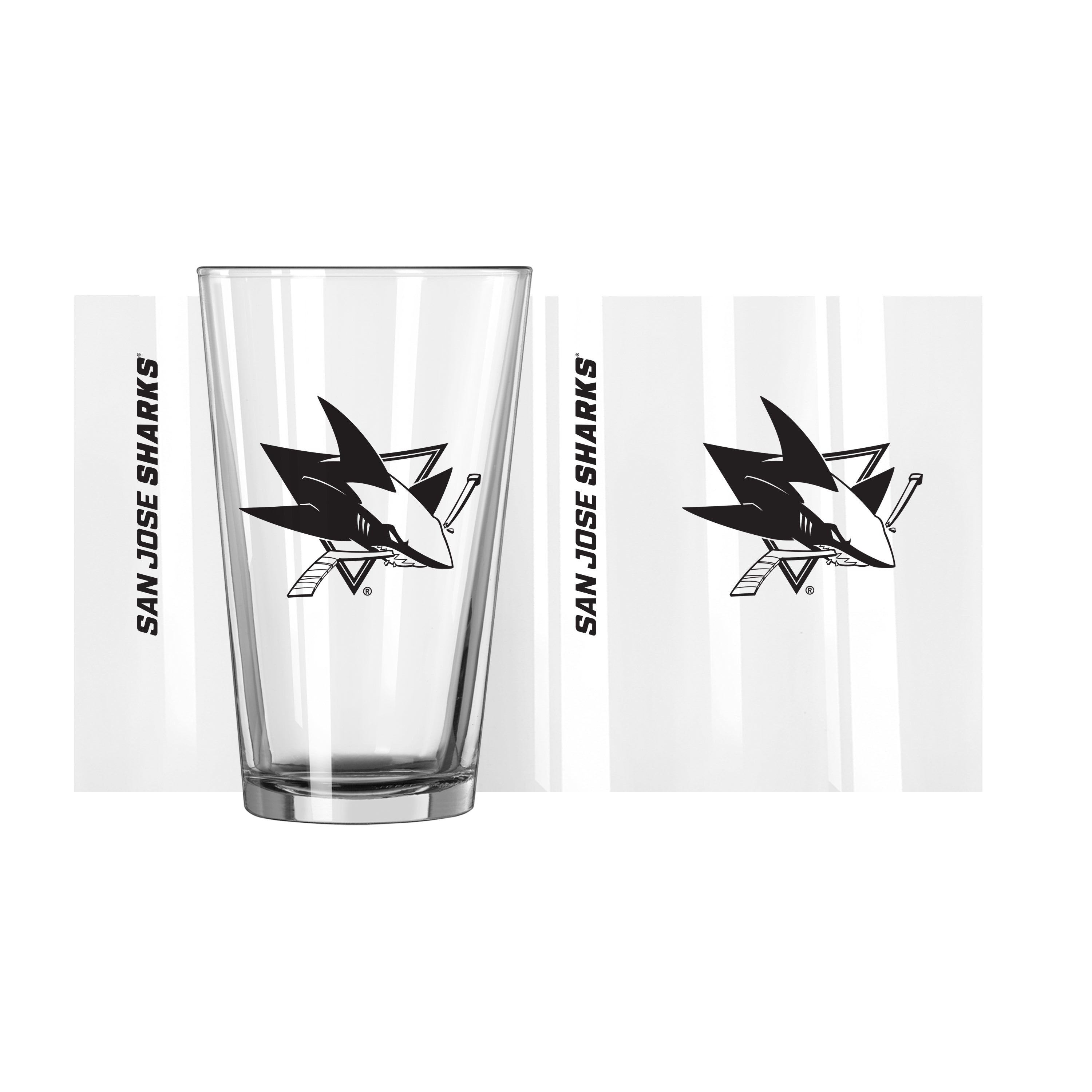 San Jose Sharks 16 oz. Gameday Pint Glass