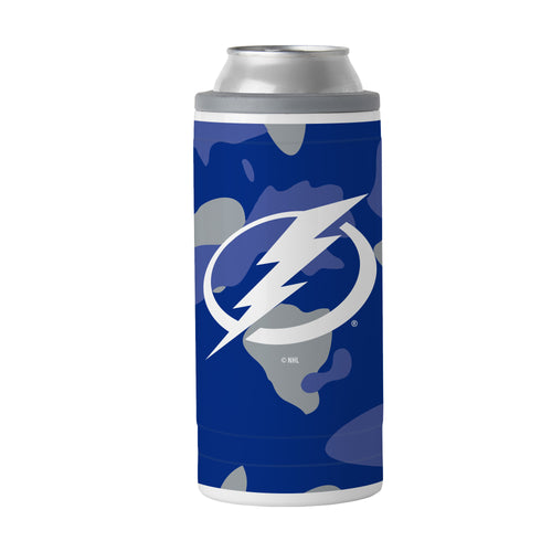 Product Image for Tampa Bay Lightning 12oz Camo Slim Can Coolie