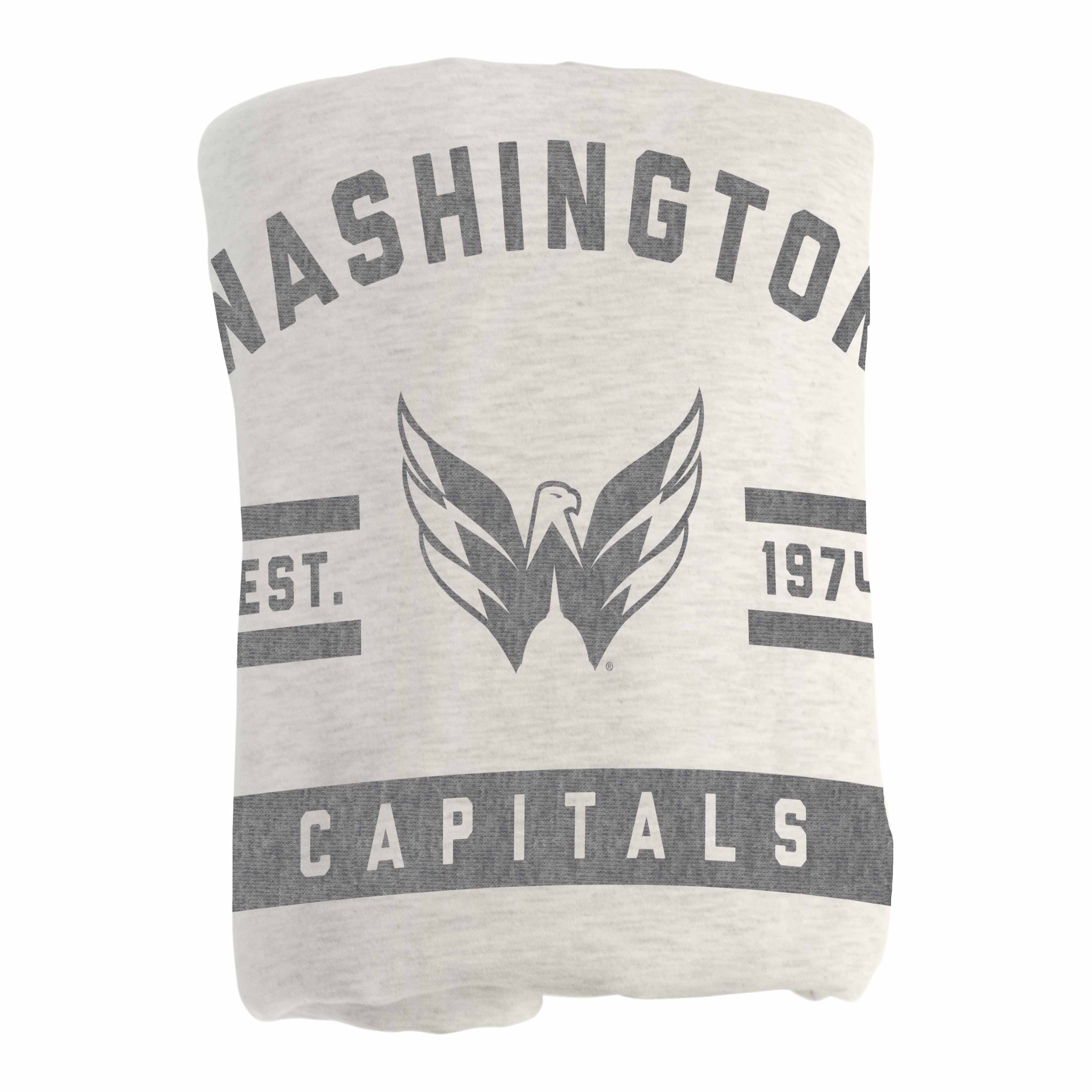 Washington Capitals Oatmeal Sweatshirt Blanket - Logo Brands