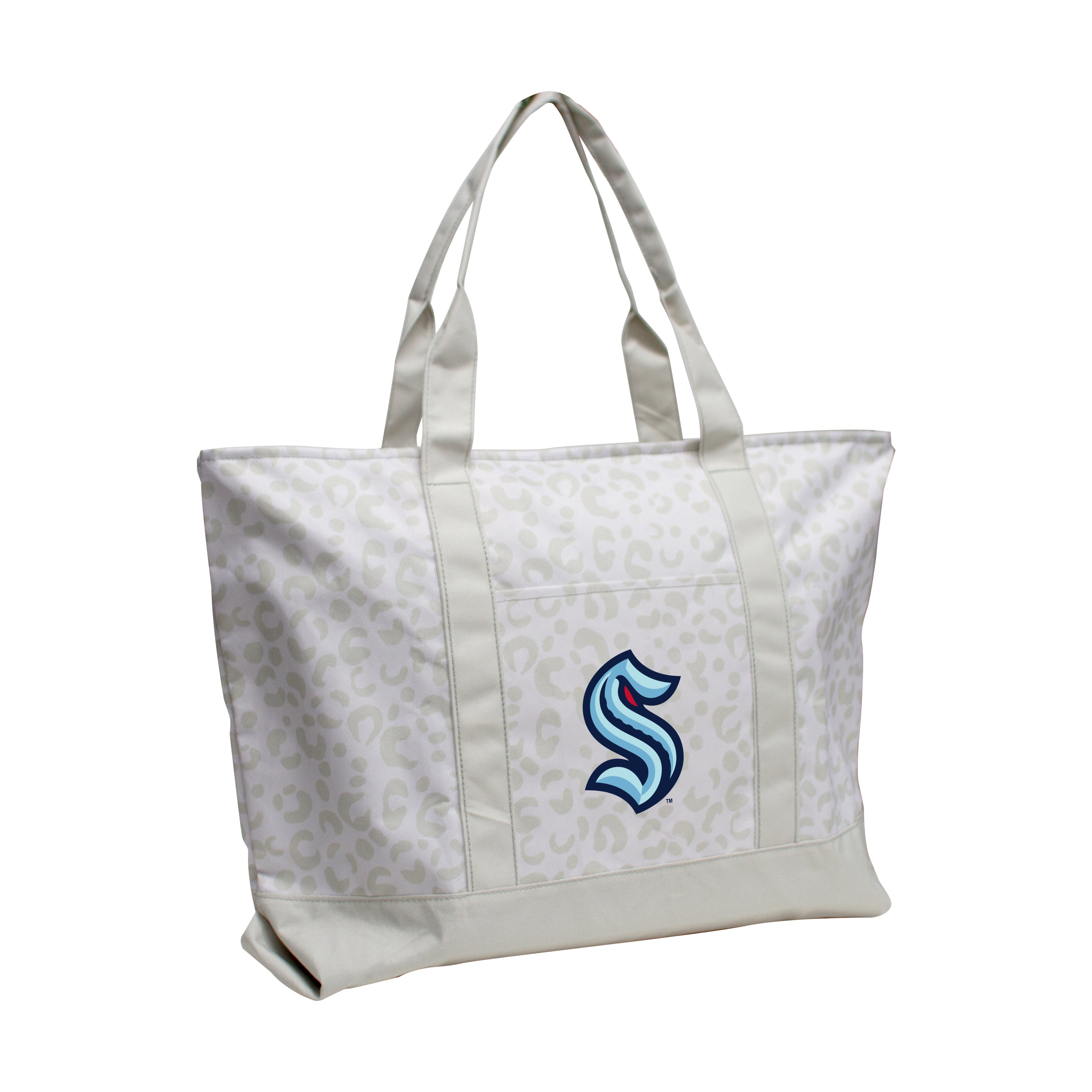 Seattle Kraken Leopard Pattern Tote