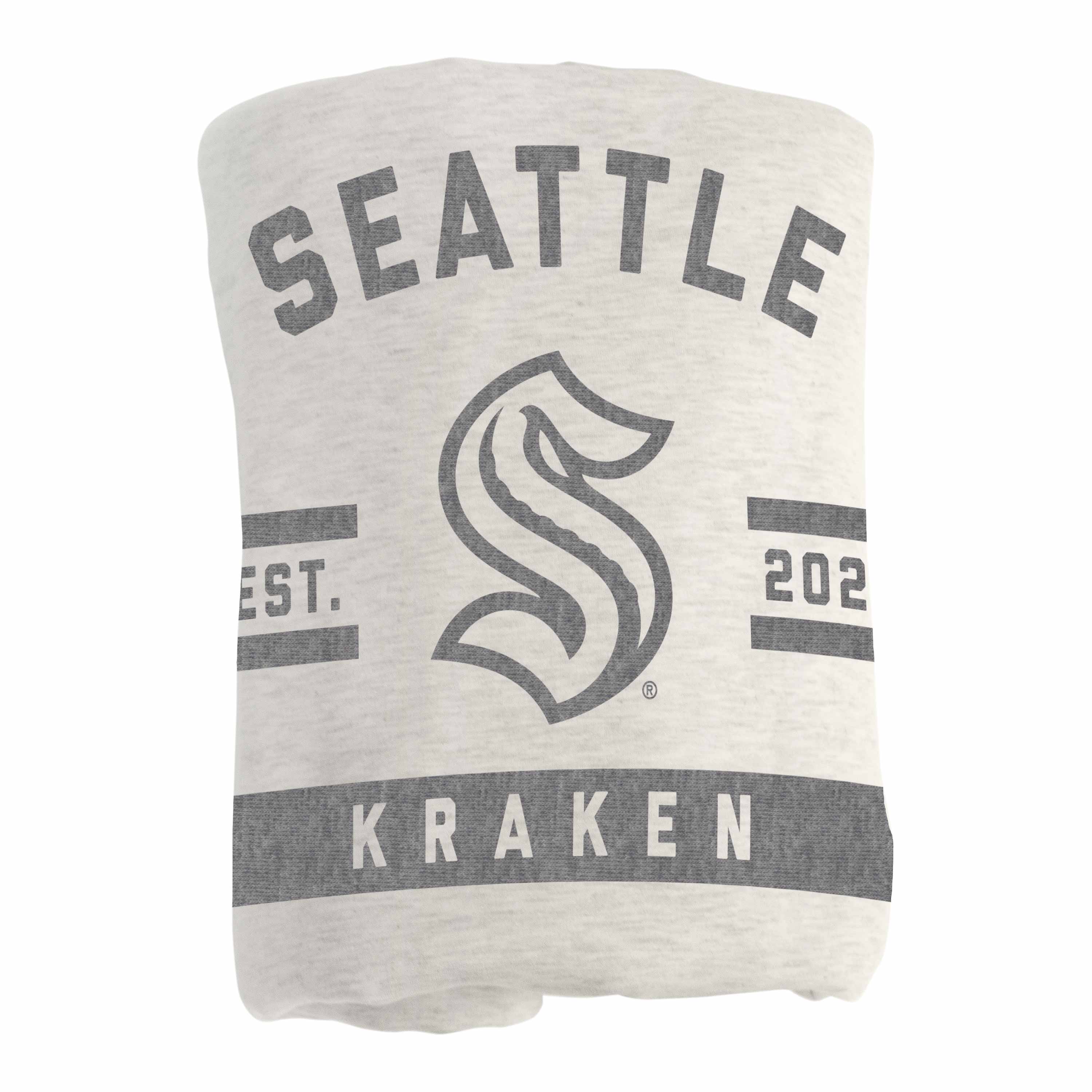 Seattle Kraken Sublimated Sweatshirt Blanket