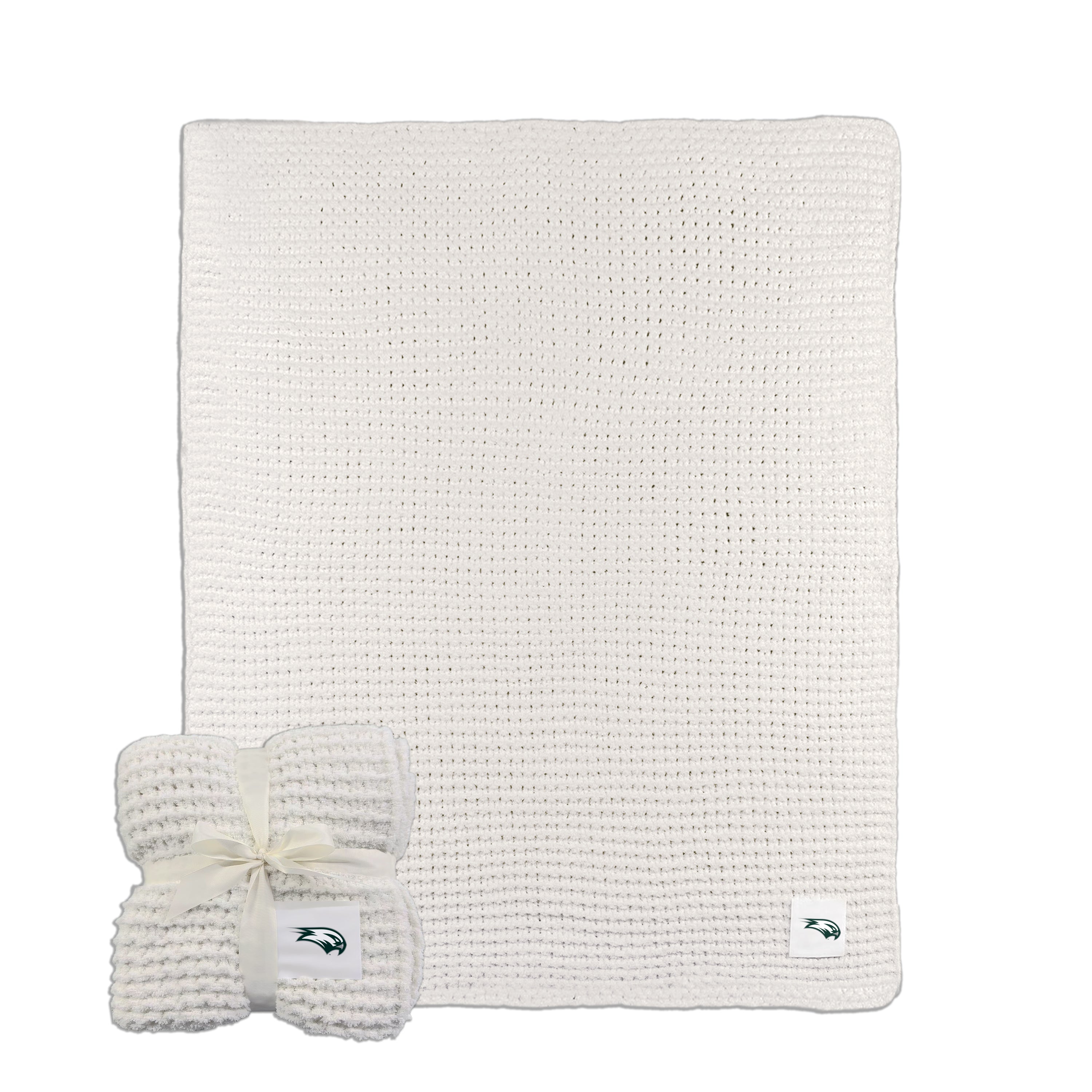 Wagner College Cable Knit Throw 50x60