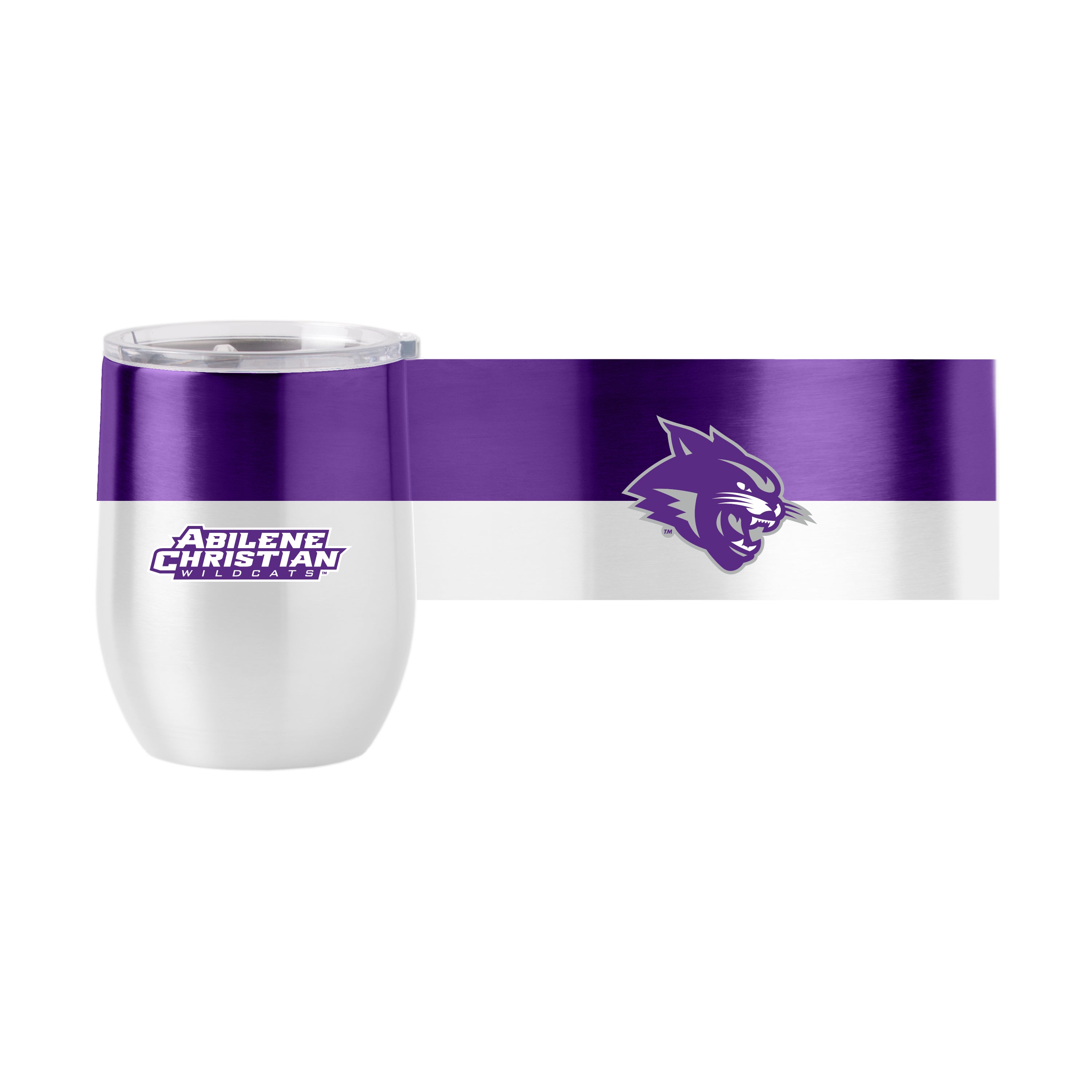 Abilene Christian University 16oz Colorblock Stainless Curved Beverage