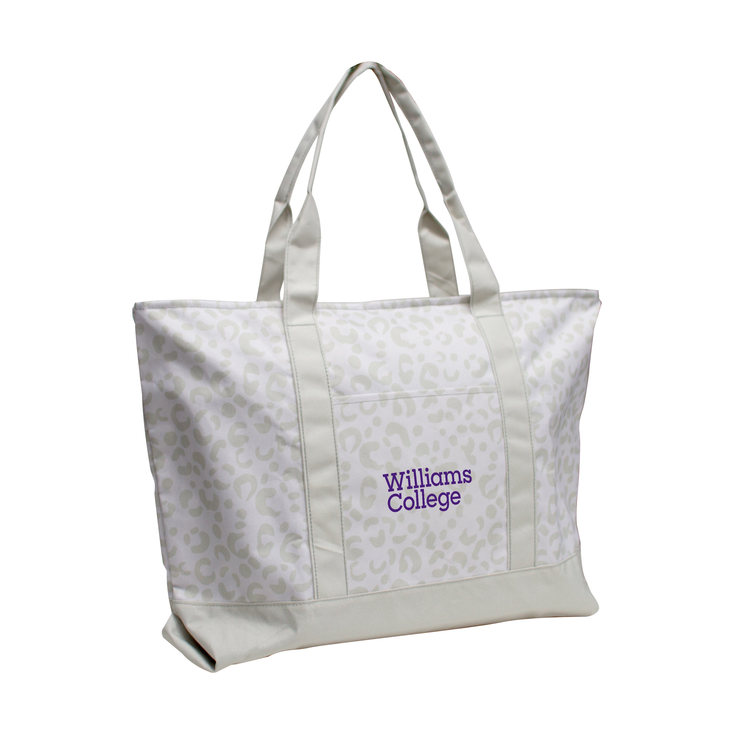 Williams College Leopard Pattern Tote