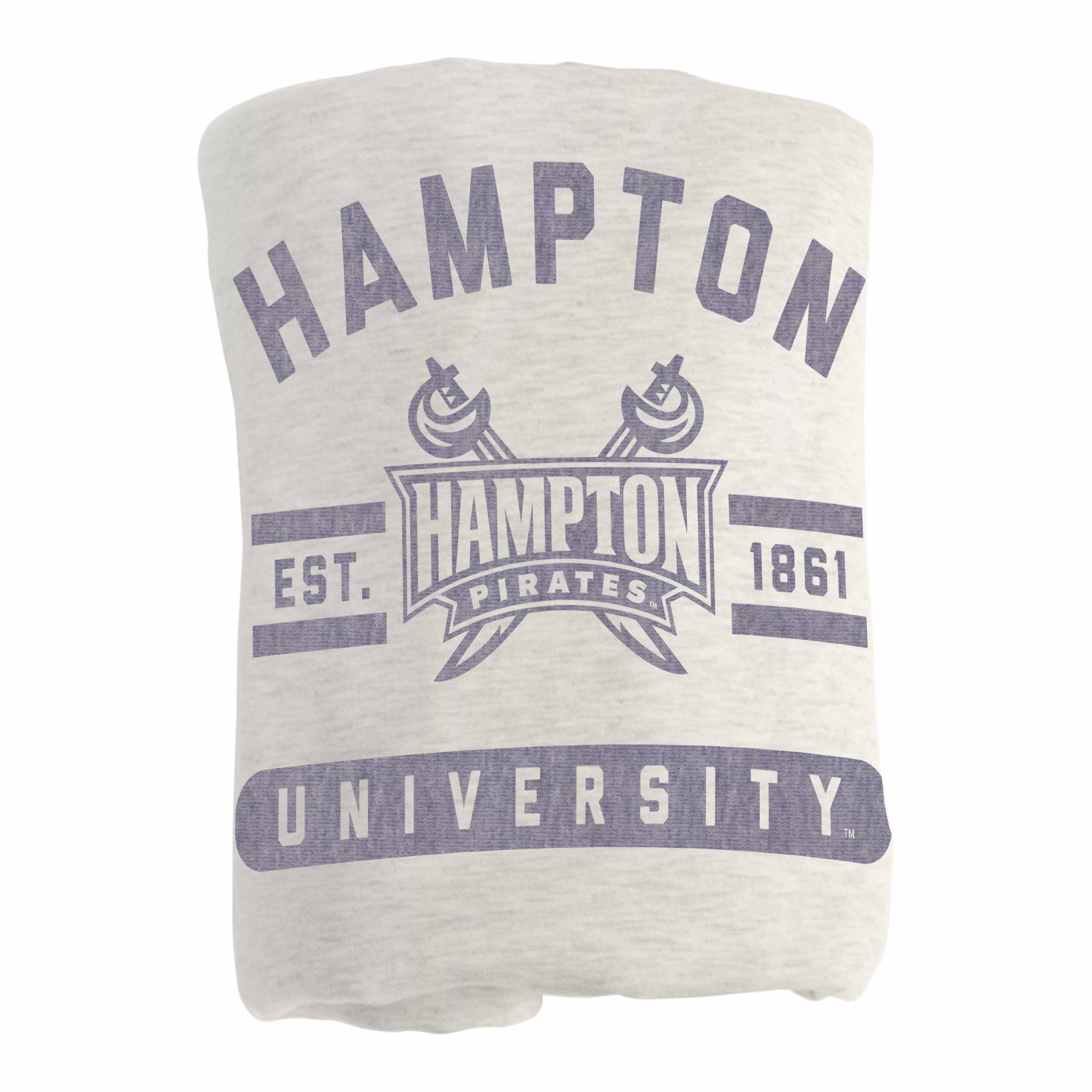 Hampton University Sublimated Sweatshirt Blanket