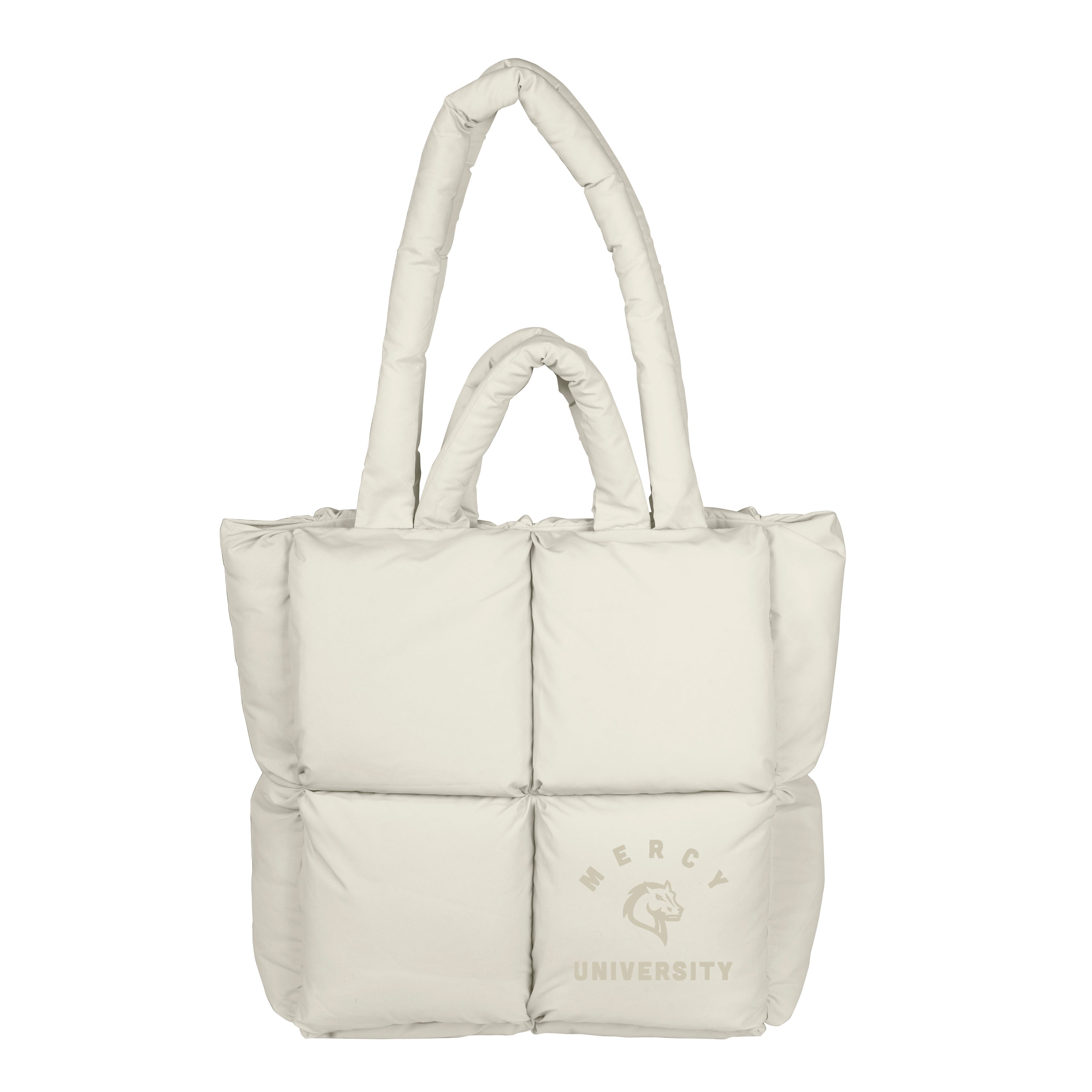 Mercy College Puff Sand Tote