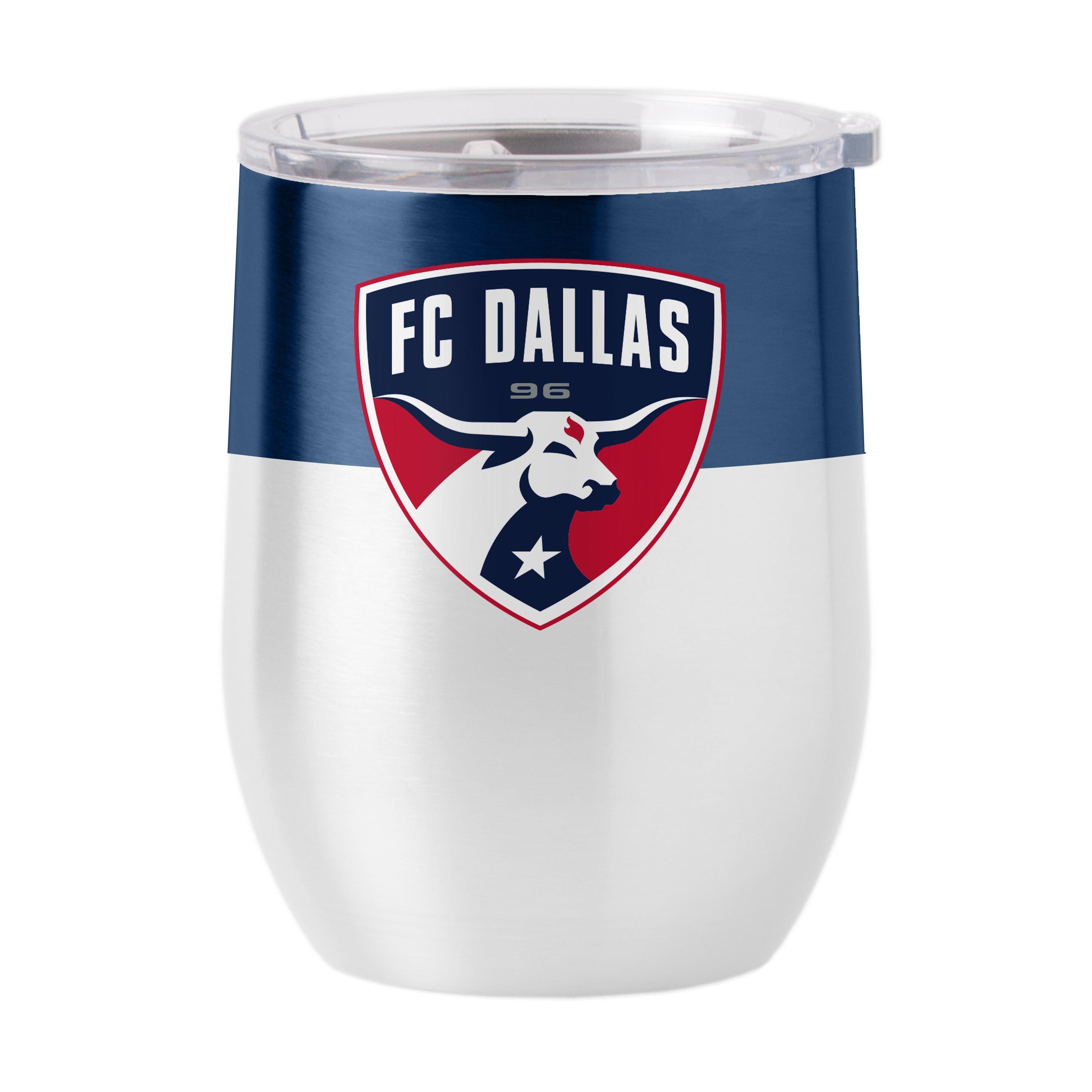 FC Dallas 16oz Colorblock Stainless Curved Beverage