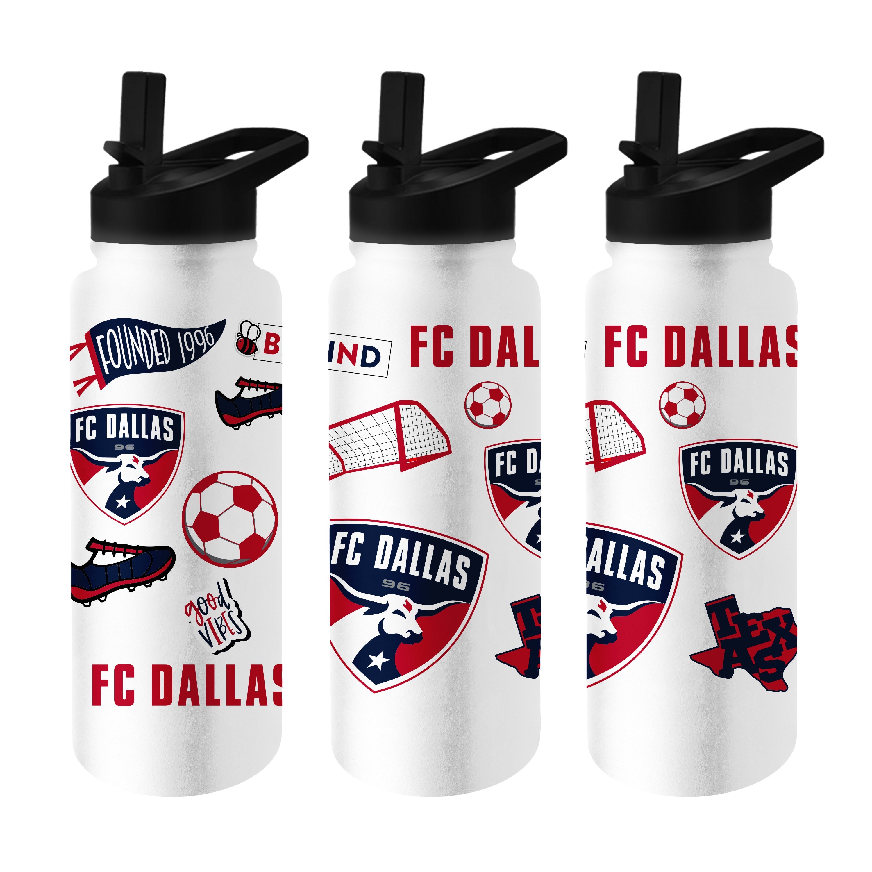 FC Dallas 34oz Native Quencher Bottle - Logo Brands