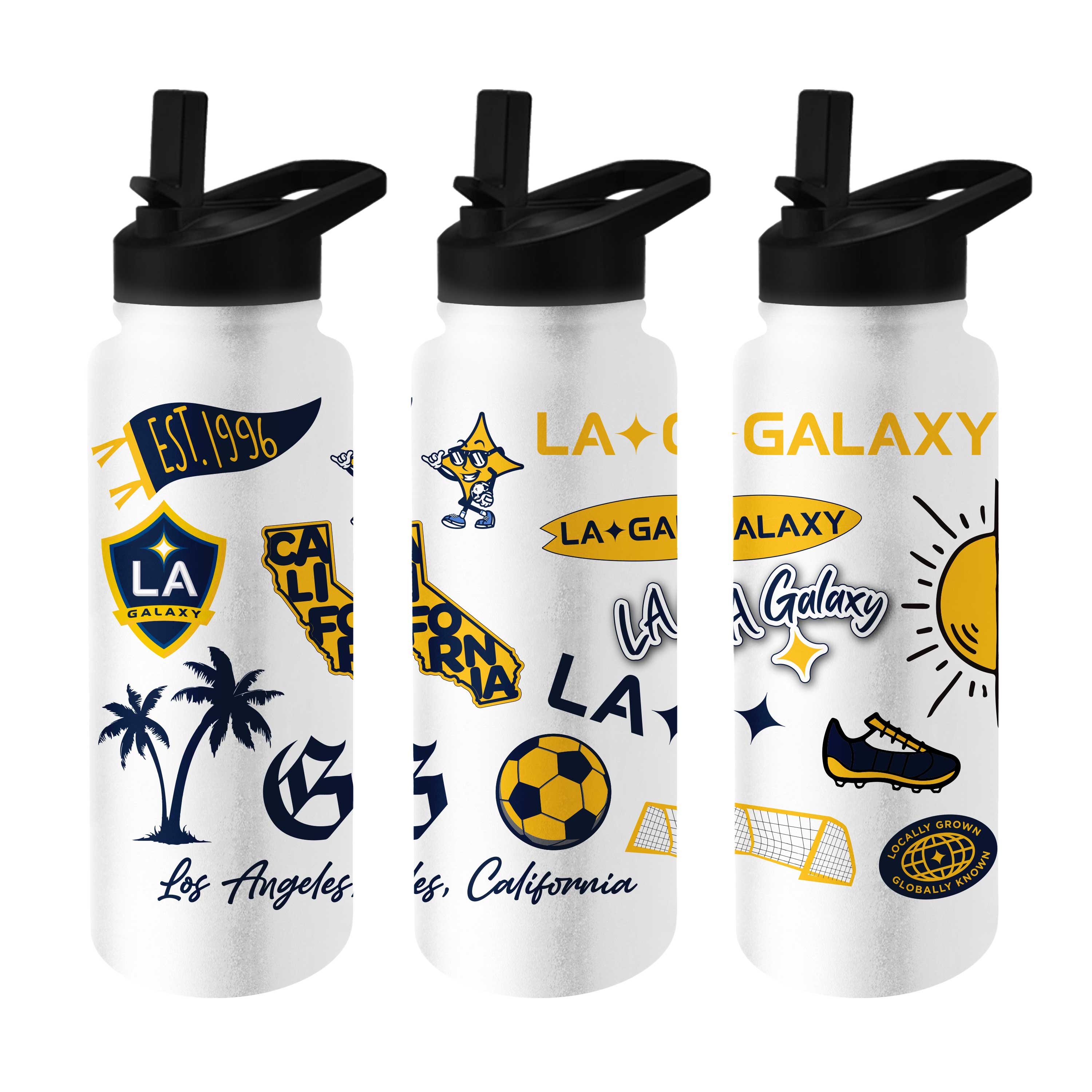 Los Angeles Galaxy 34oz Native Quencher Bottle - Logo Brands