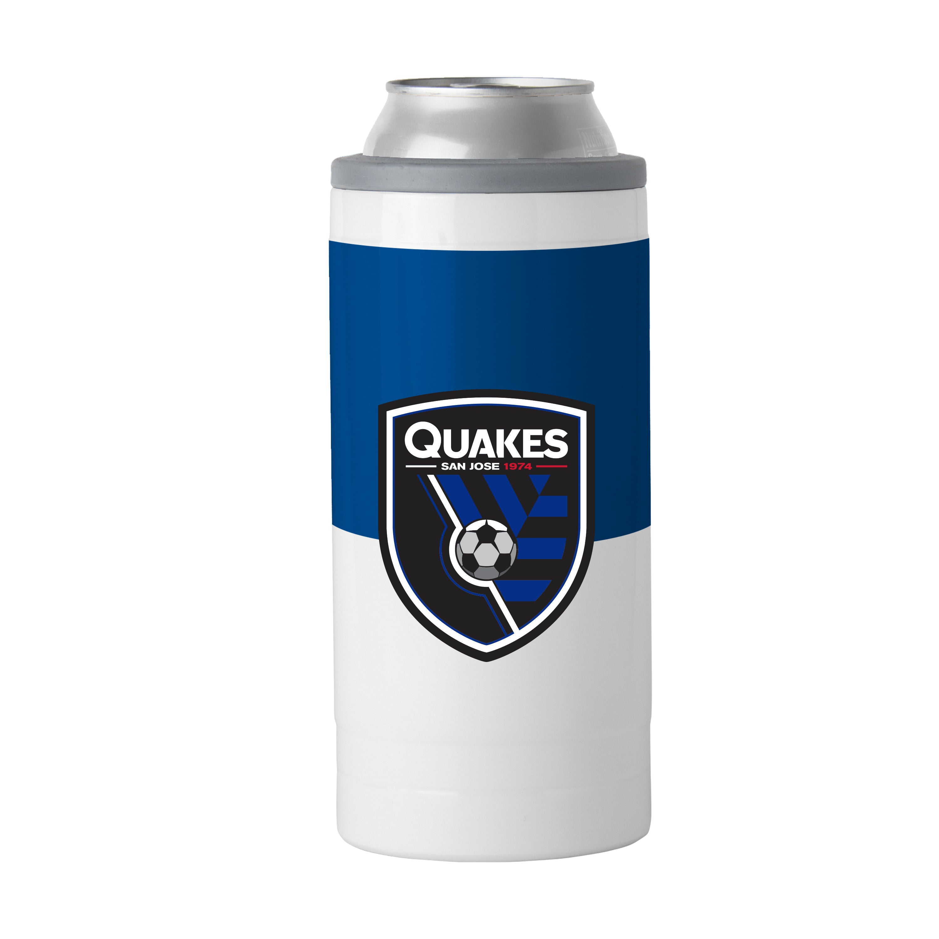 San Jose Earthquakes 12oz Colorblock Slim Can Coolie
