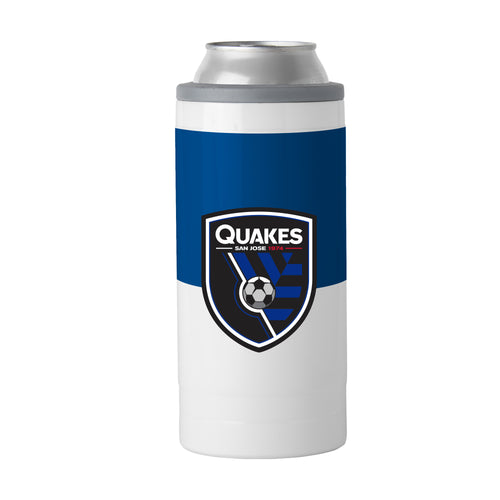 Product Image for San Jose Earthquakes 12oz Colorblock Slim Can Coolie