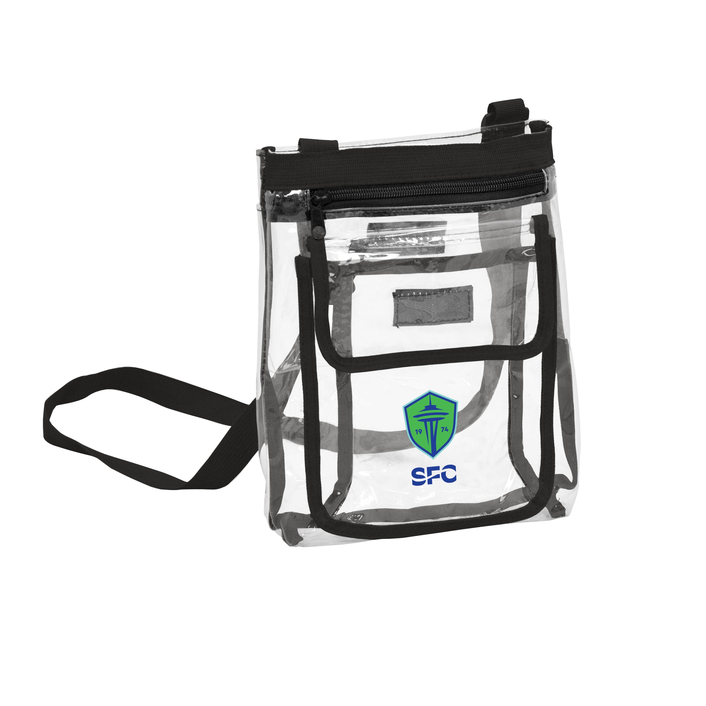 Seattle Sounders Black Gameday Clear Crossbody