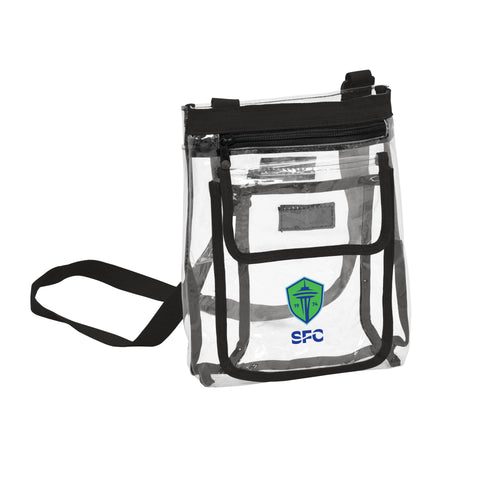 Product Image for Seattle Sounders Black Gameday Clear Crossbody
