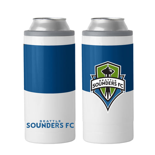 Product Image for Seattle Sounders FC 12oz Colorblock Slim Can Coolie