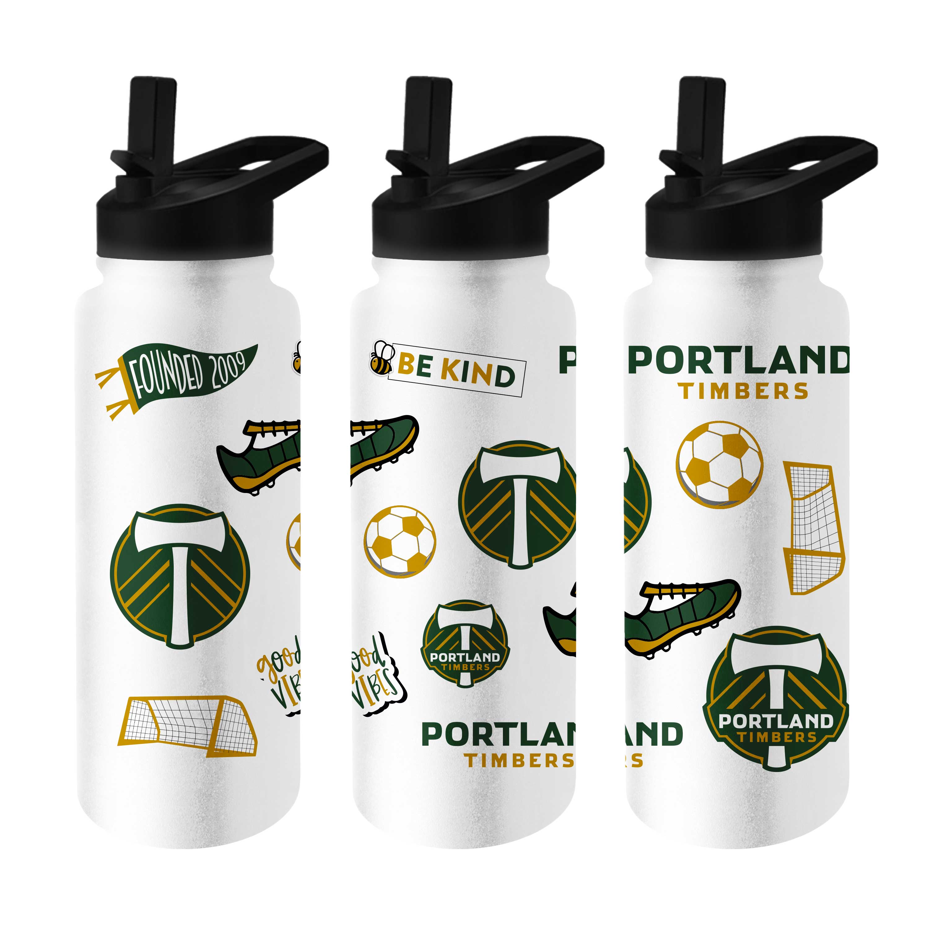 Portland Timbers 34oz Native Quencher Bottle - Logo Brands