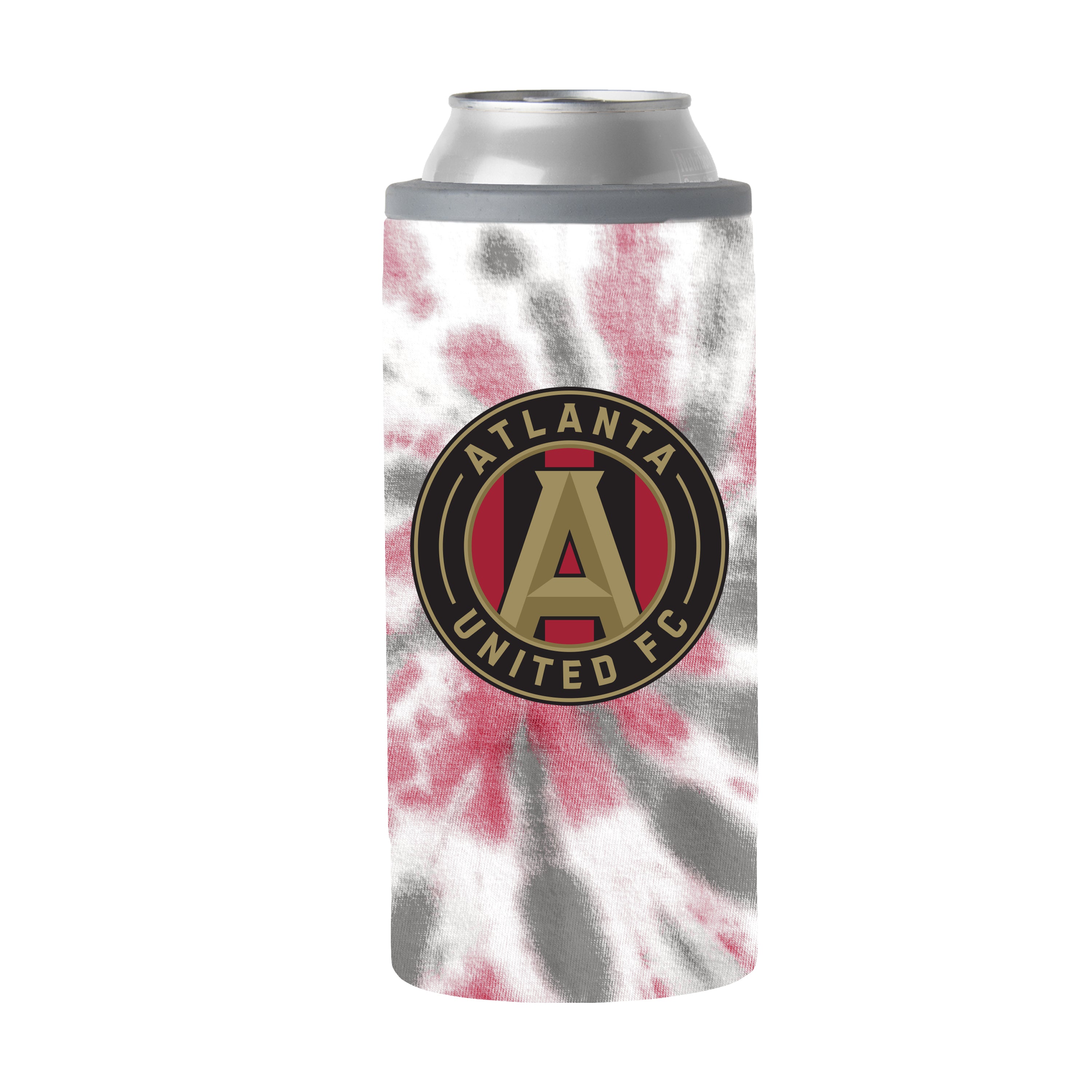 Atlanta United 12oz Tie Dye Slim Can Coolie