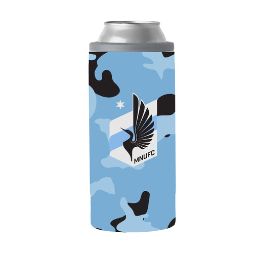 Product Image for Minnesota United 12oz Camo Slim Can Coolie