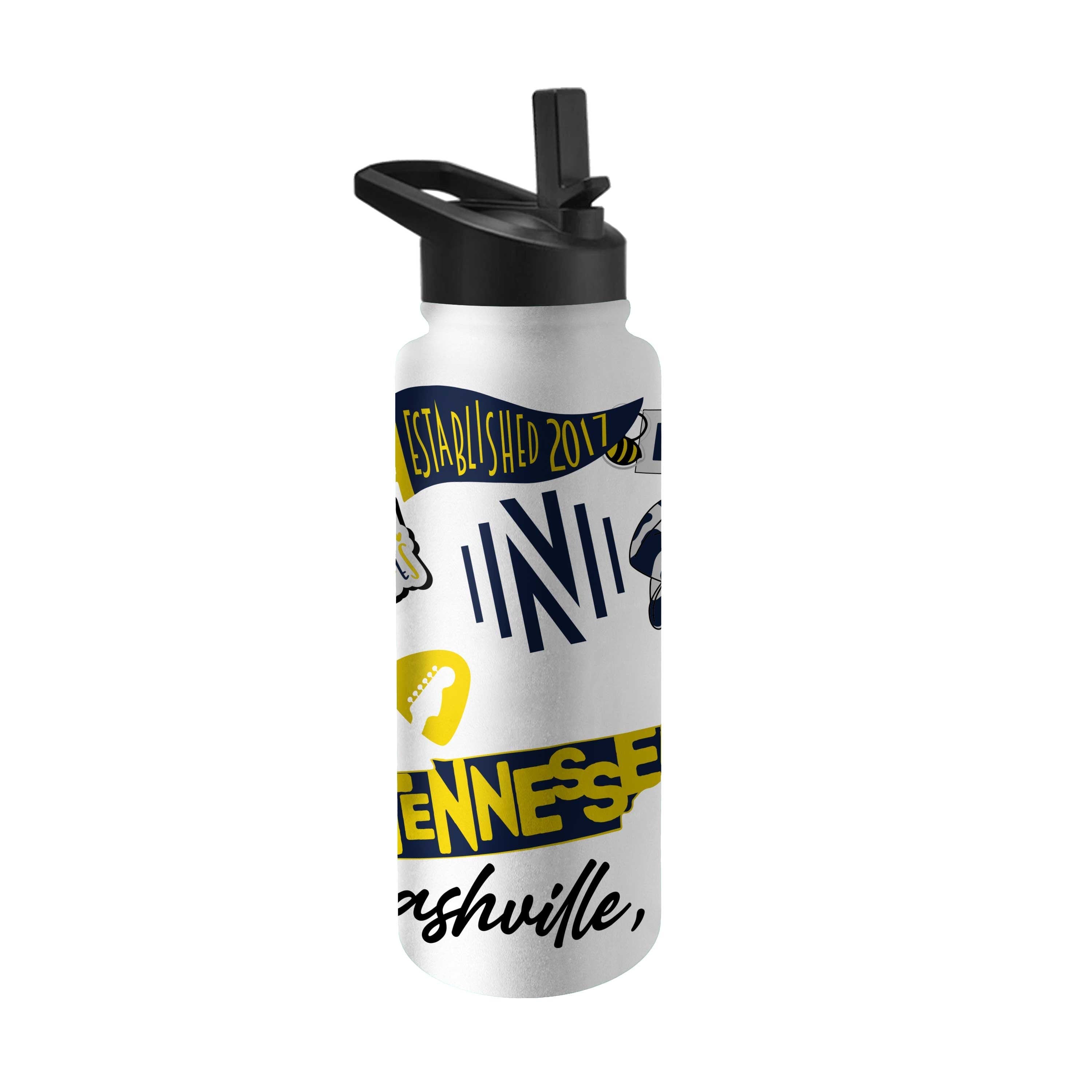 Nashville SC 34oz Native Quencher Bottle - Logo Brands