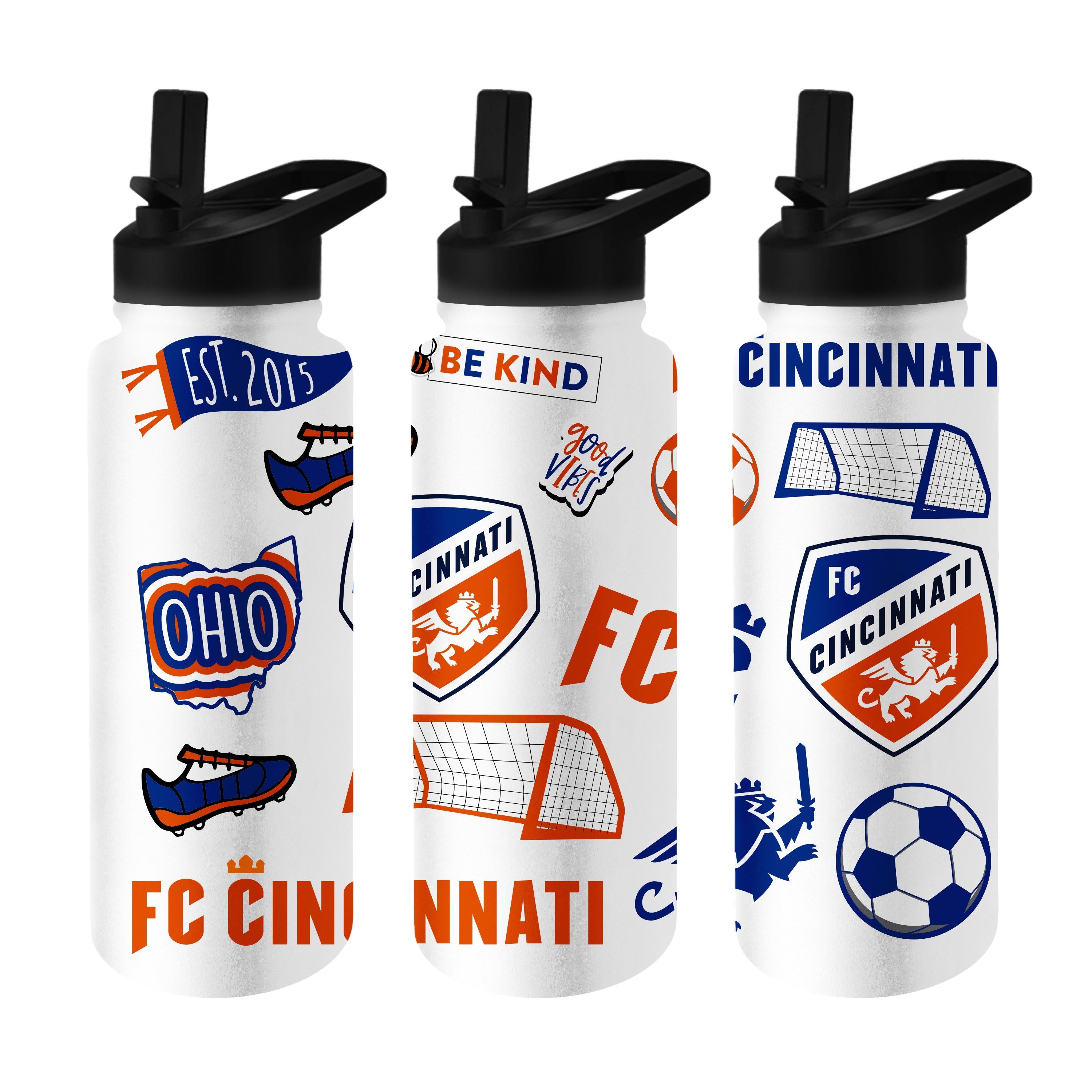FC Cincinnati 34oz Native Quencher Bottle - Logo Brands