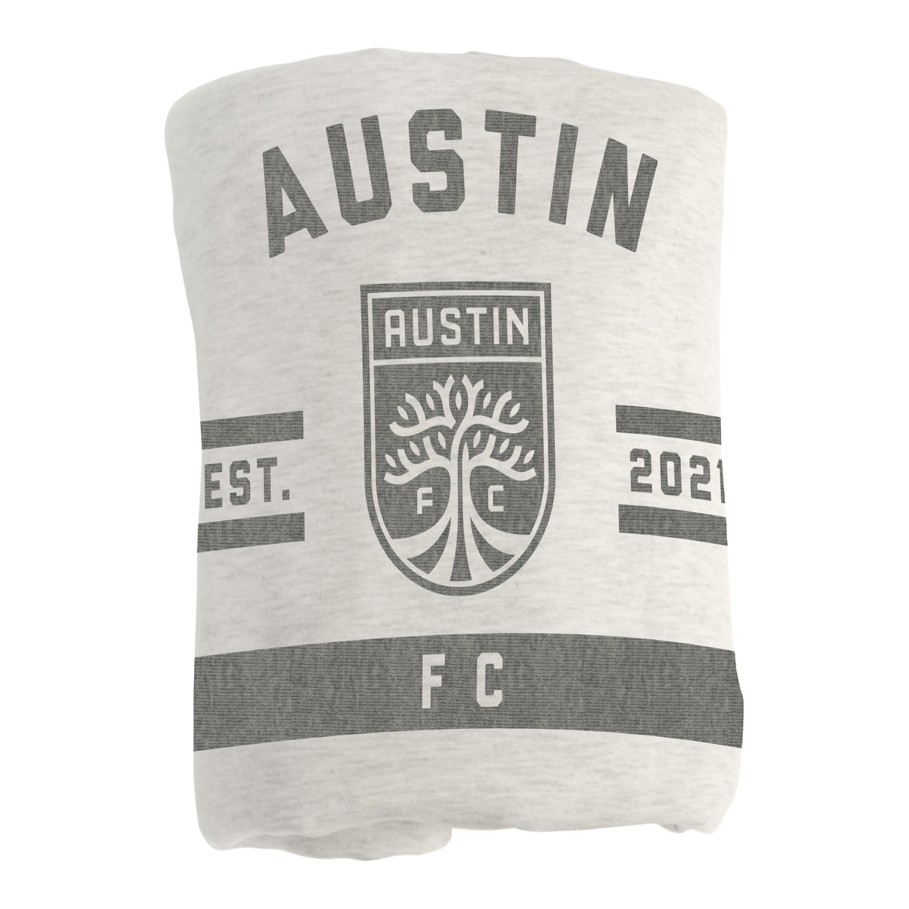 Austin FC Oatmeal Sweatshirt Blanket - Logo Brands