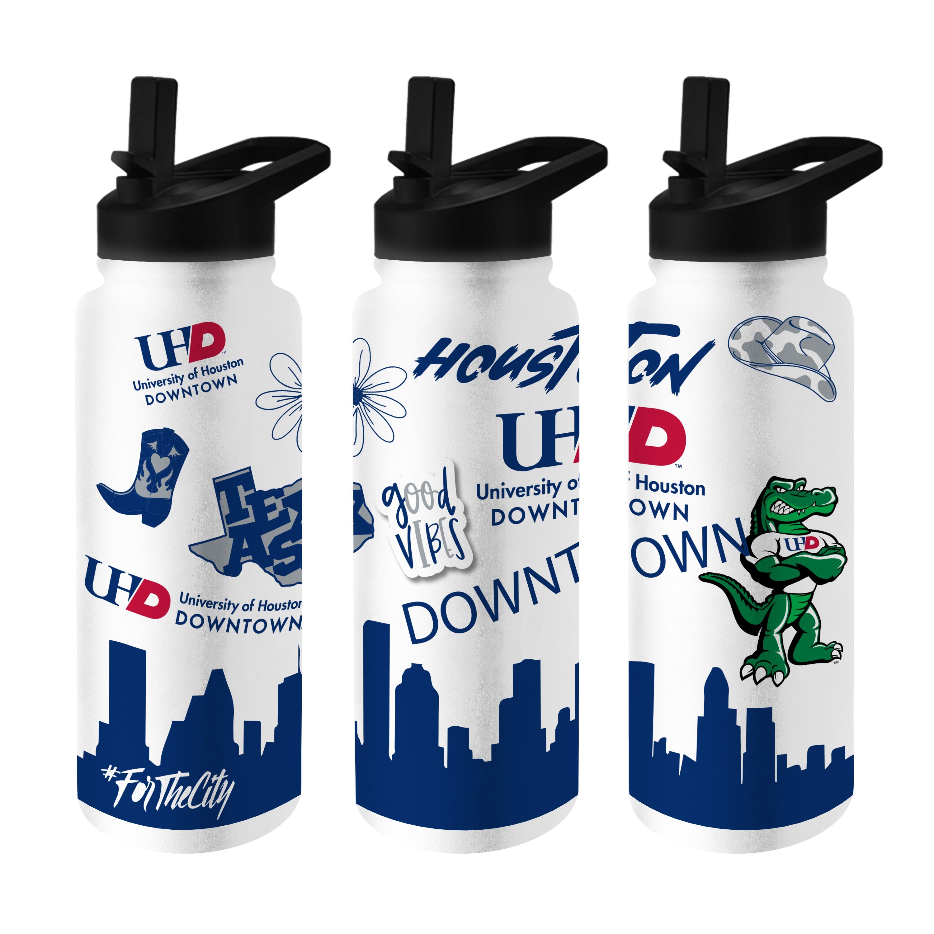 Houston Downtown 34oz Native Quencher Bottle - Logo Brands
