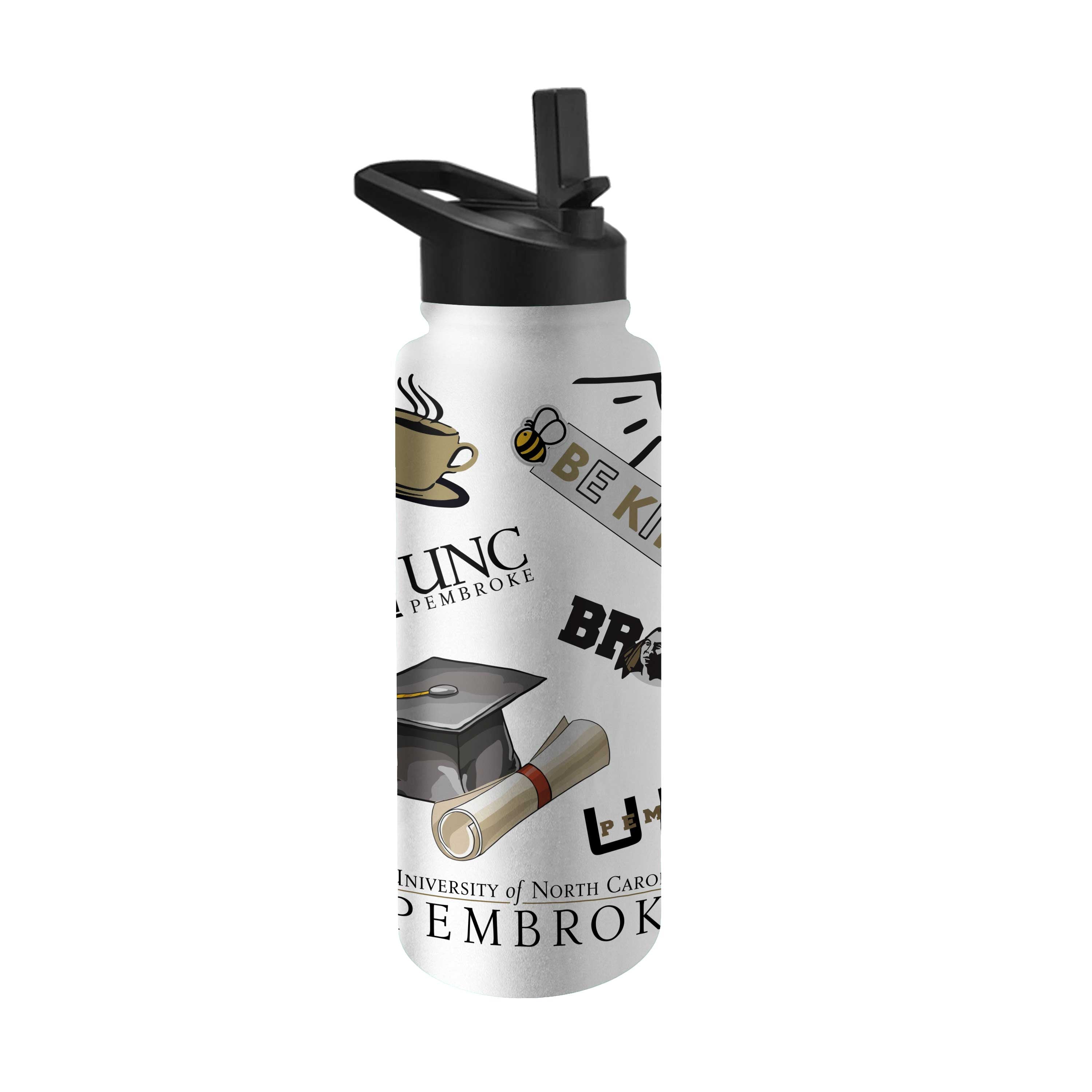 UNC Pembroke 34oz Native Quencher Bottle - Logo Brands