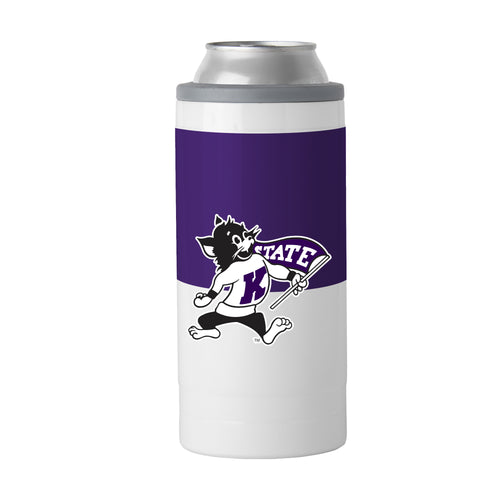 Product Image for KS State Willie 12oz Colorblock Slim Can Coolie
