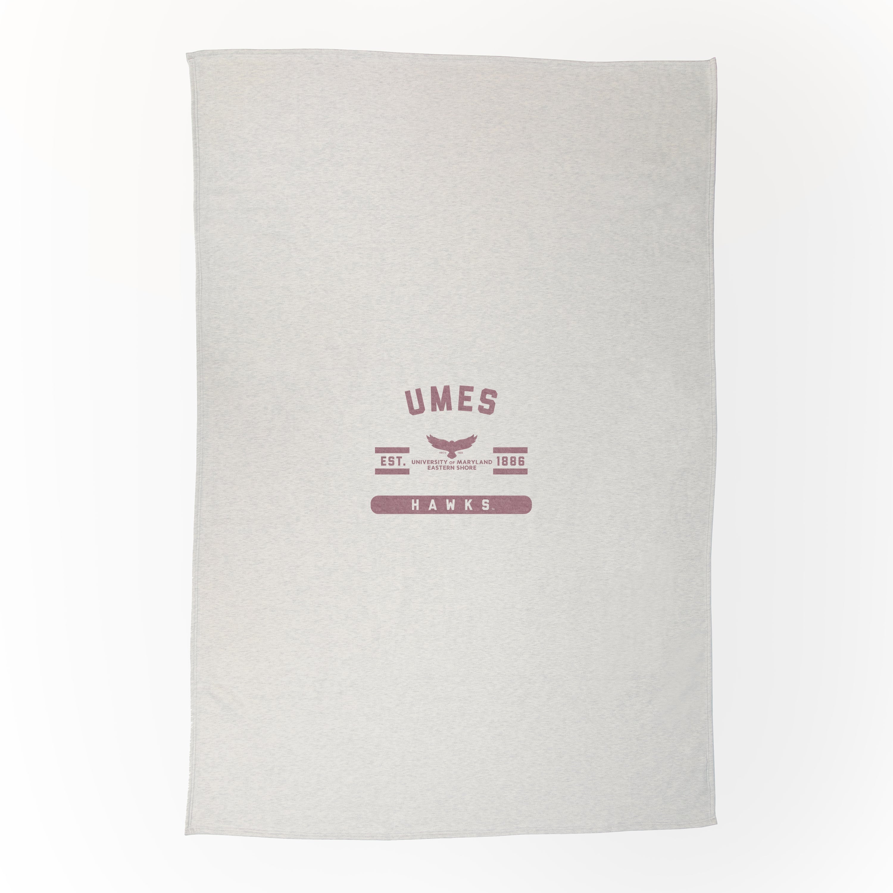 Maryland Eastern Shore Oatmeal Sweatshirt Blanket - Logo Brands