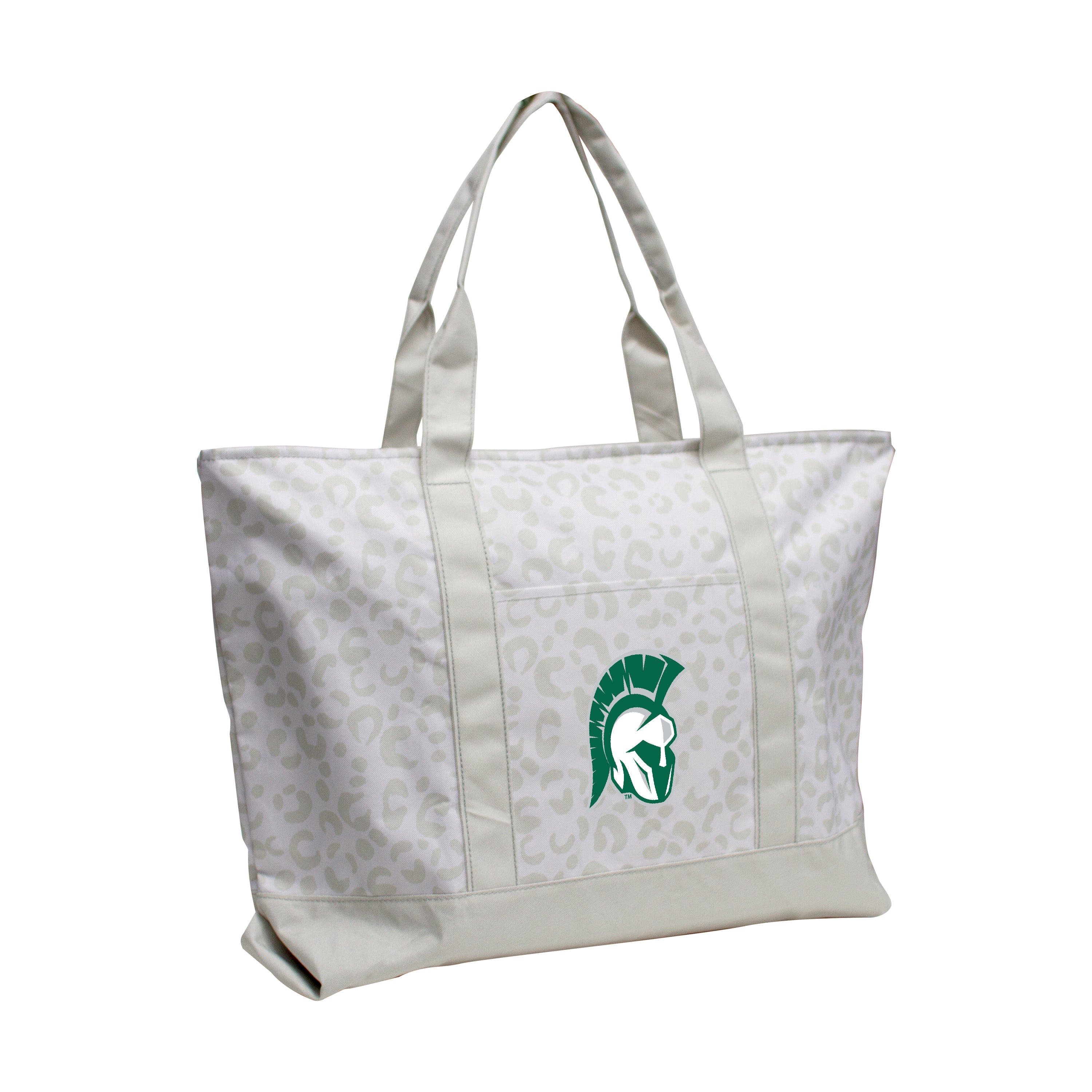 Illinois Wesleyan Leopard Pattern Tote