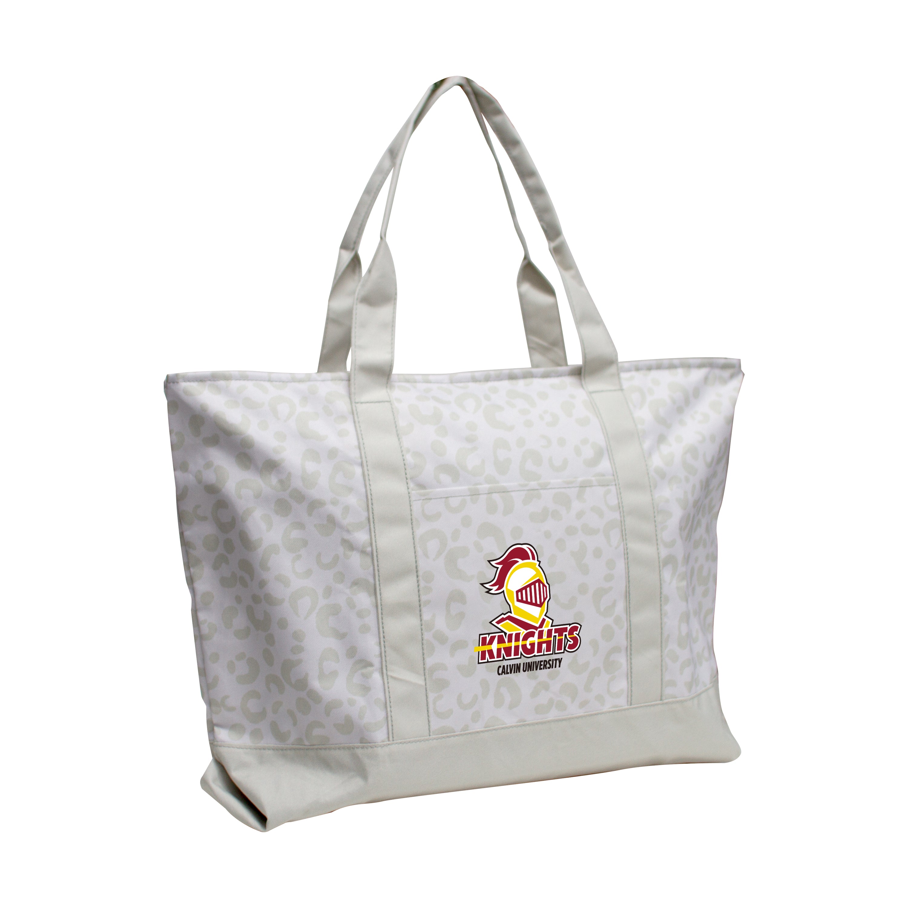 Calvin University Leopard Pattern Tote