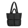 Husson University Puff Black Tote