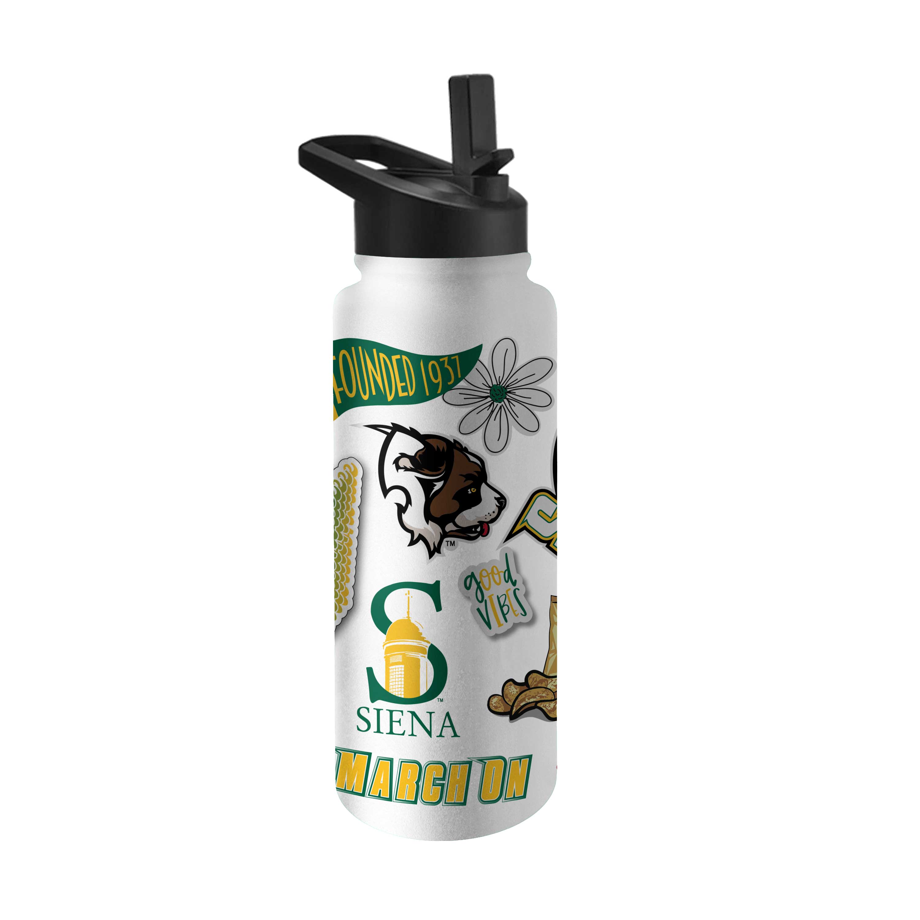 Siena College 34oz Native Quencher Bottle - Logo Brands