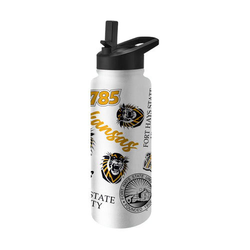 Product Image for Fort Hays State 34oz Native Quencher Bottle