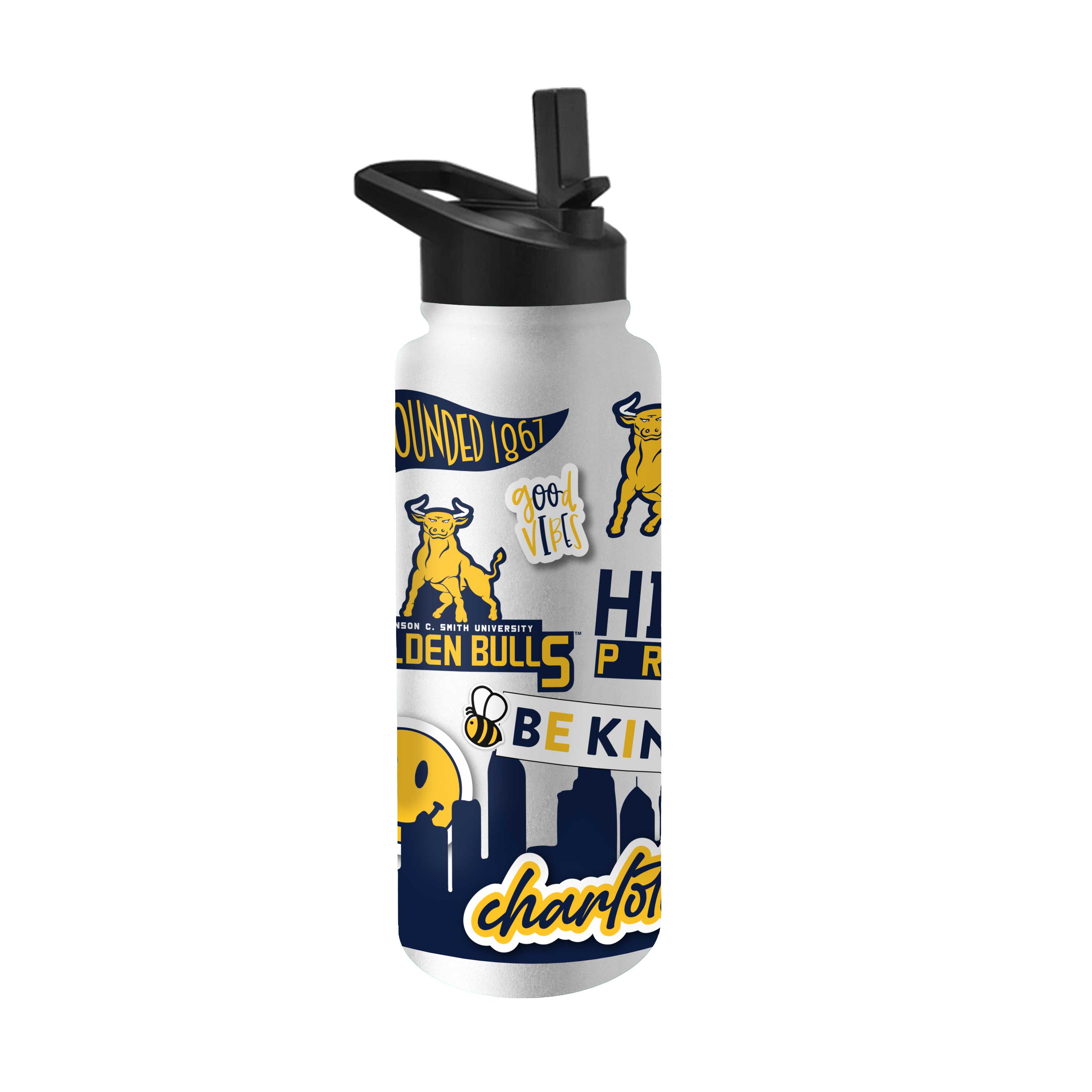 Johnson C Smith 34oz Native Quencher Bottle - Logo Brands
