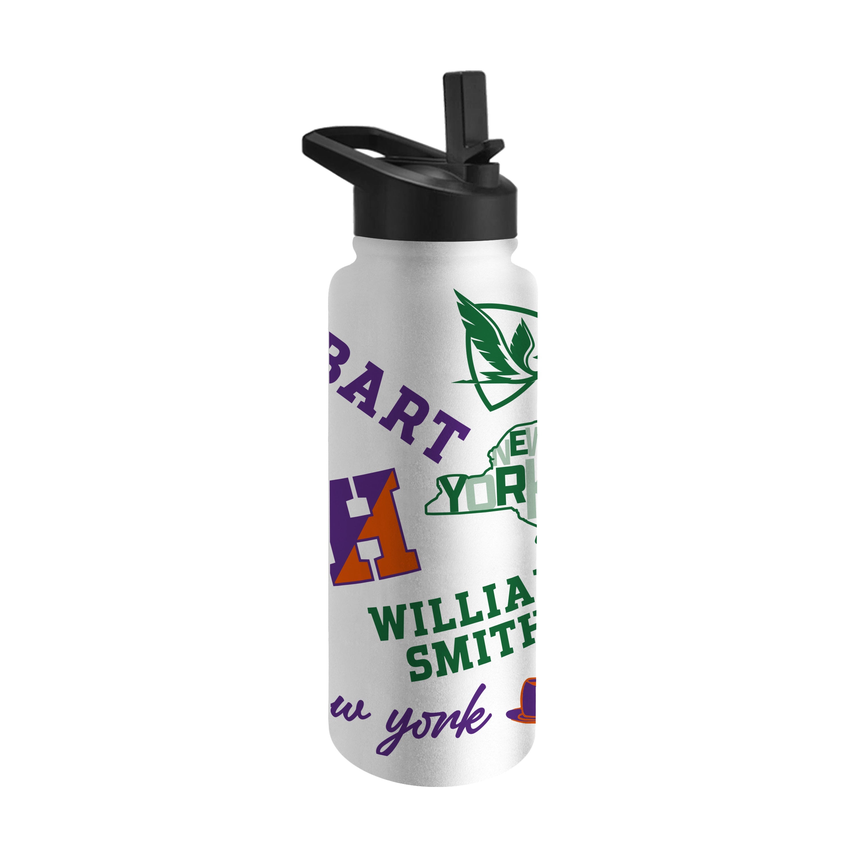 Hobart and William Smith Colleges 34oz Native Quencher Bottle
