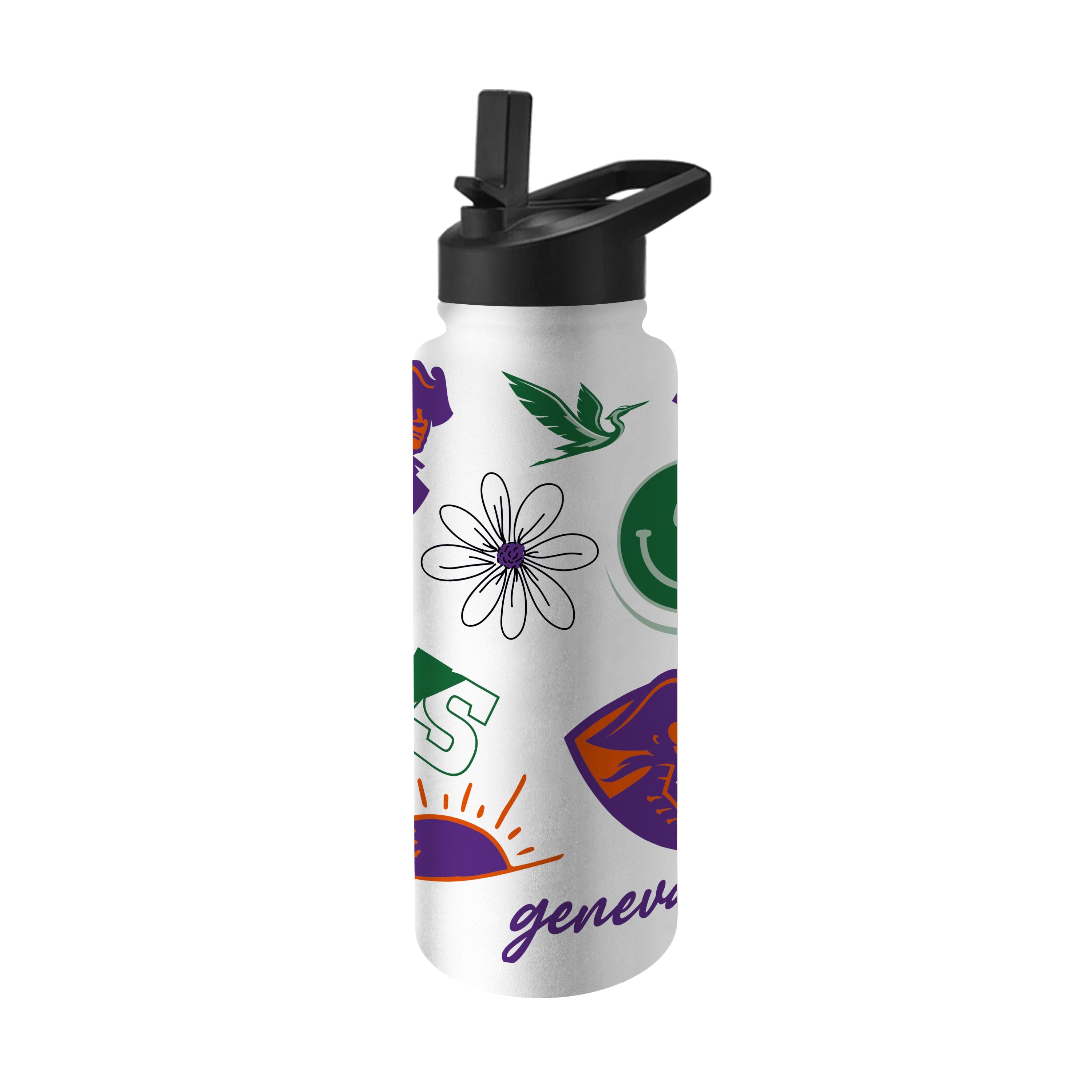 Hobart and William Smith Colleges 34oz Native Quencher Bottle
